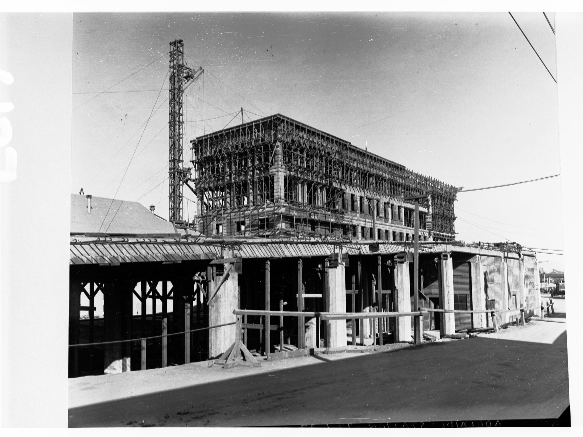 Adelaide Railway Station Under Construction