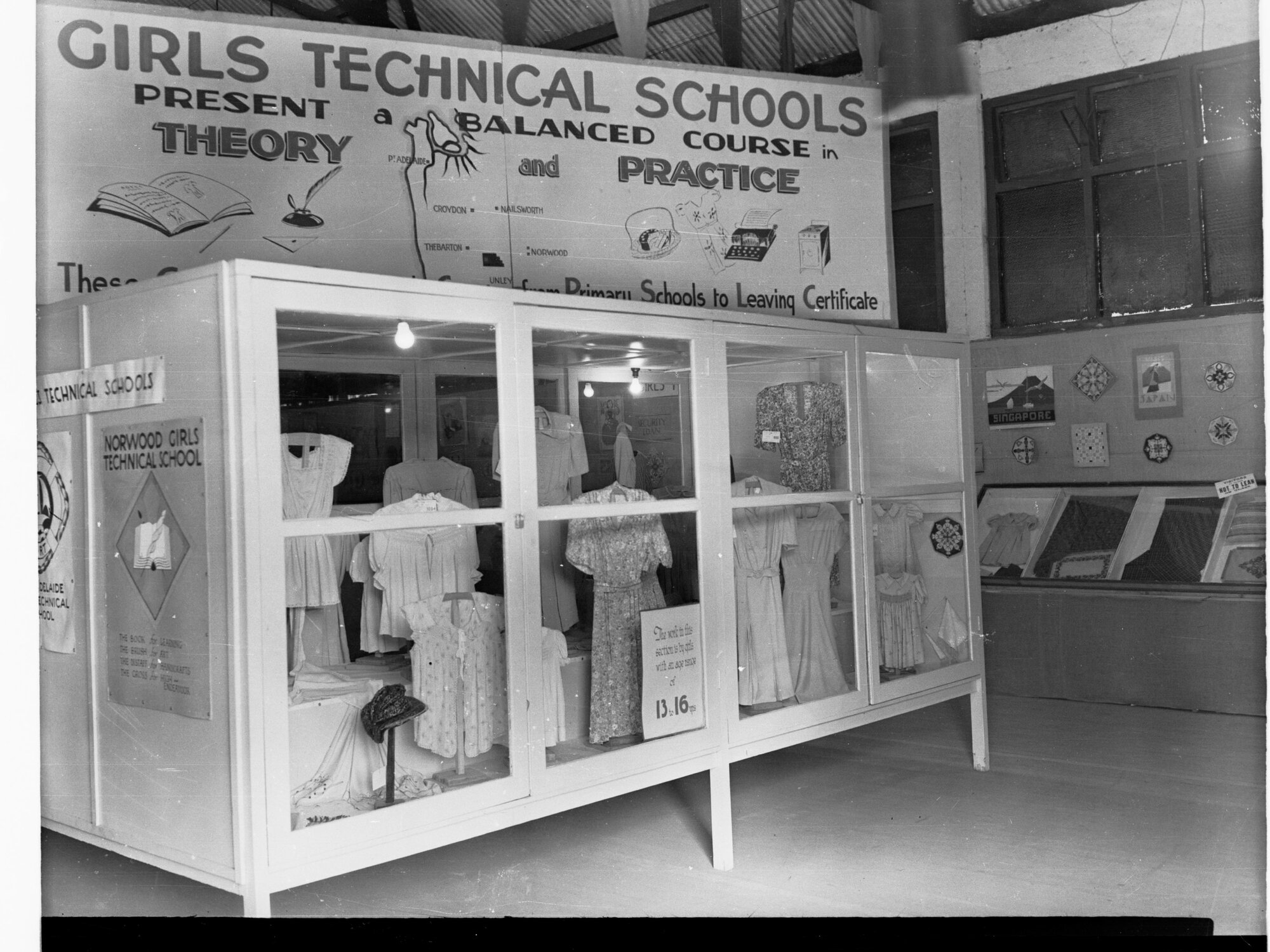 Girls Technical Schools showing dress exhibition