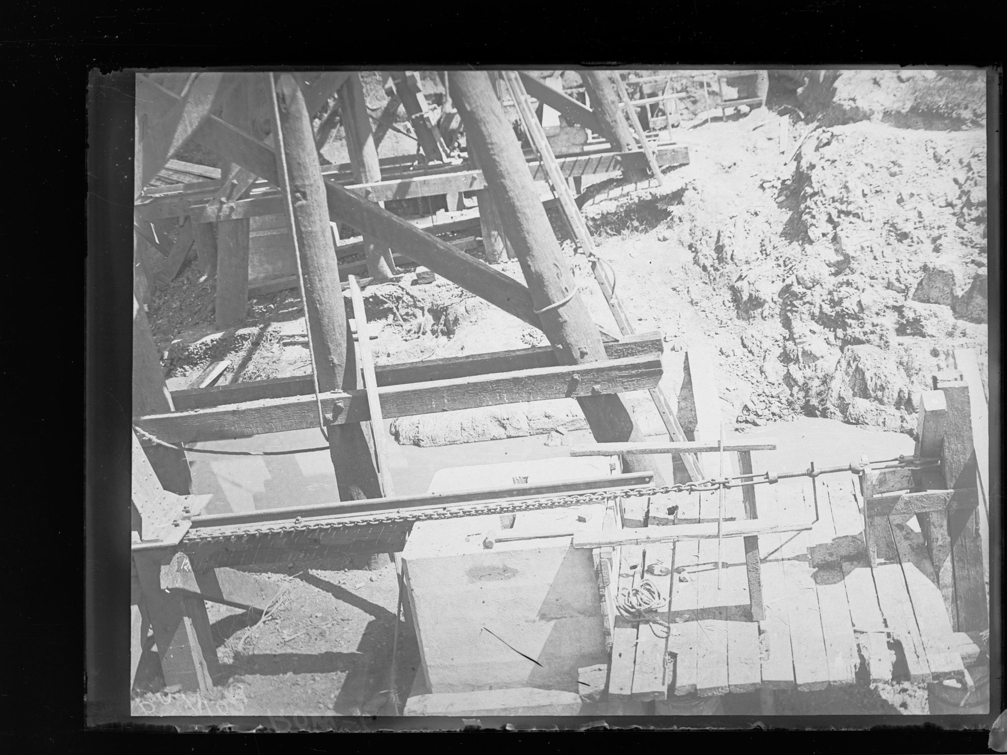 Construction of Railway Bridge over Allans Creek