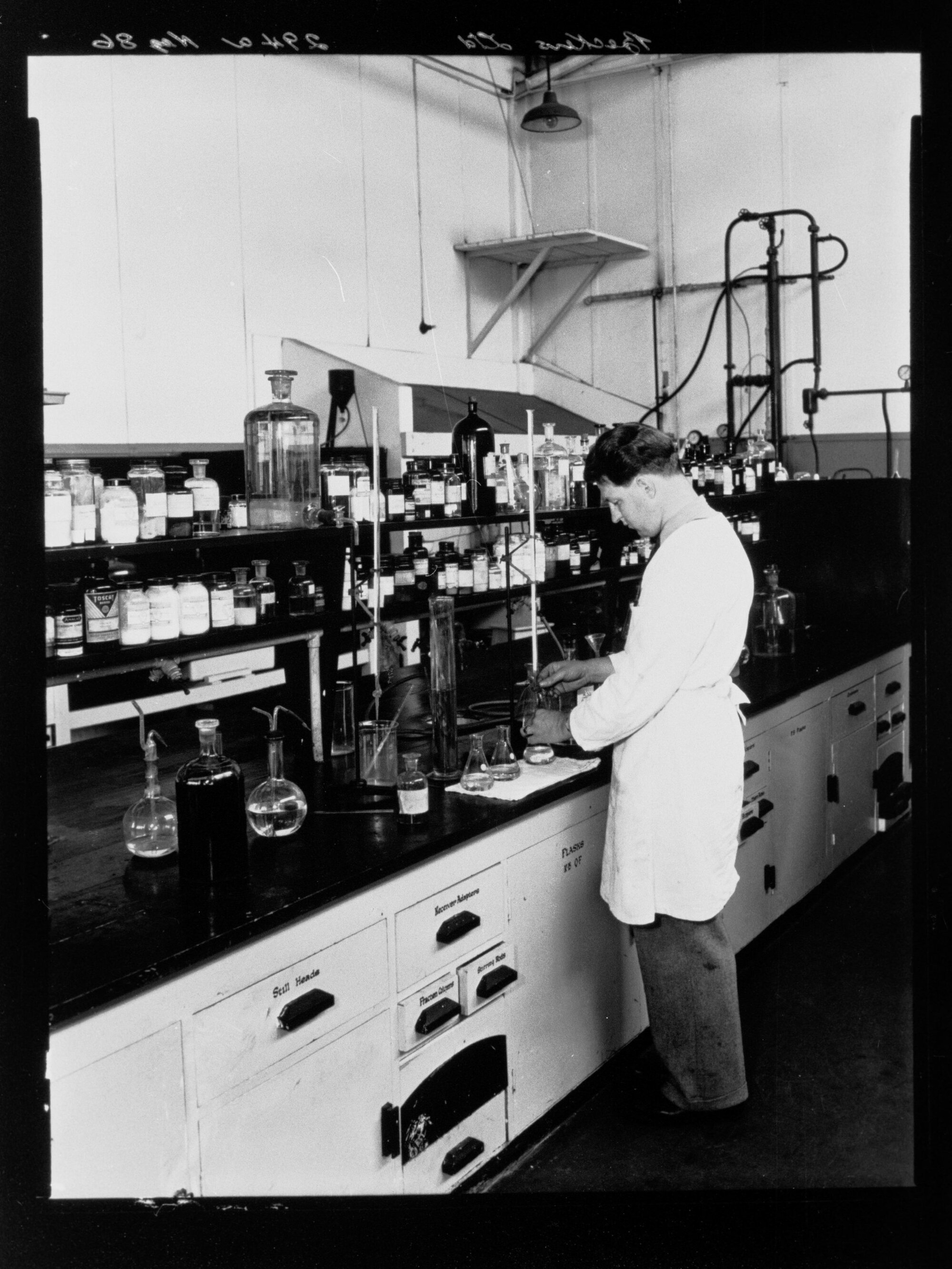 Beckers Ltd - employee working in laboratory