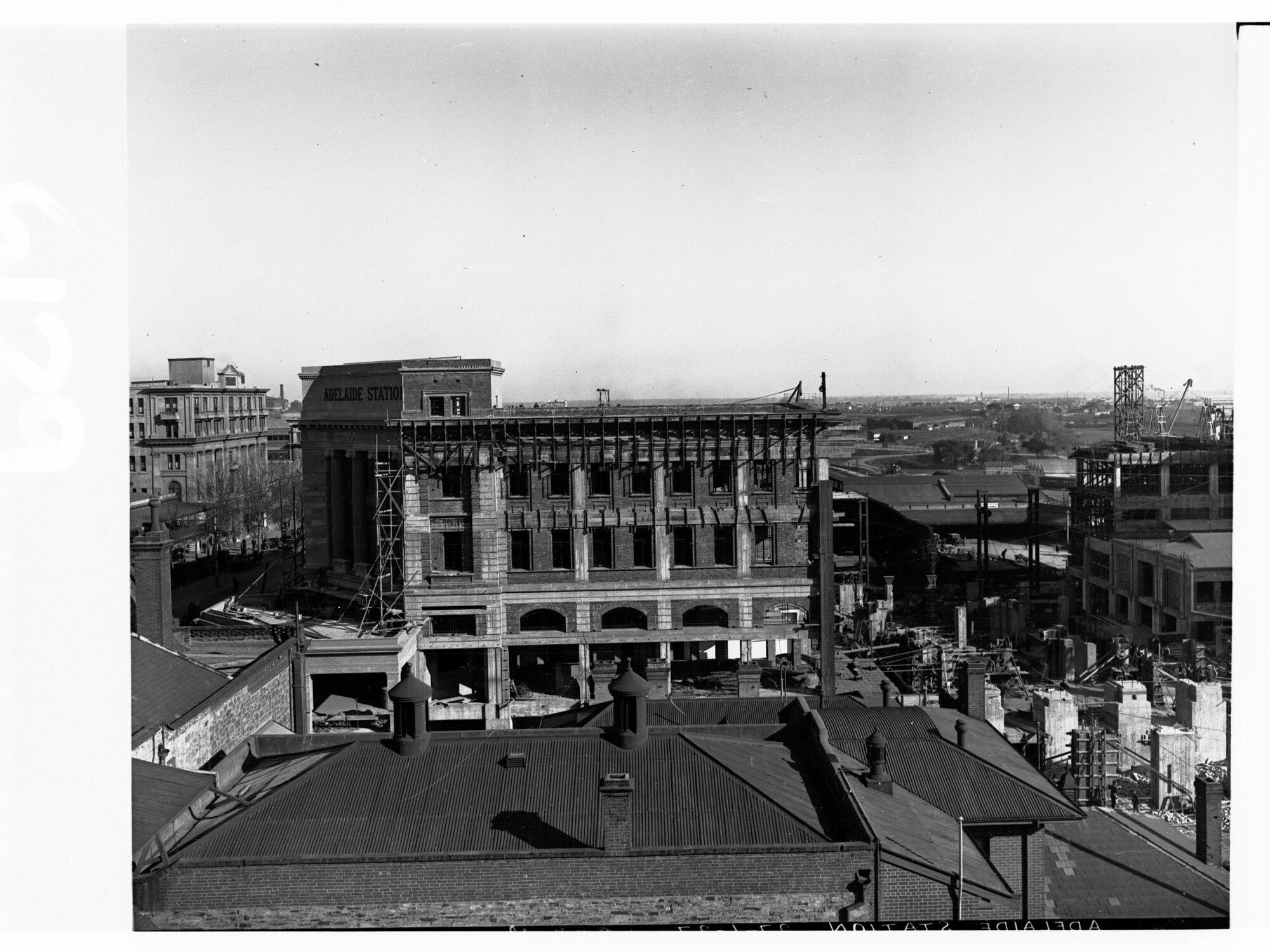 Adelaide Railway Station Under Construction