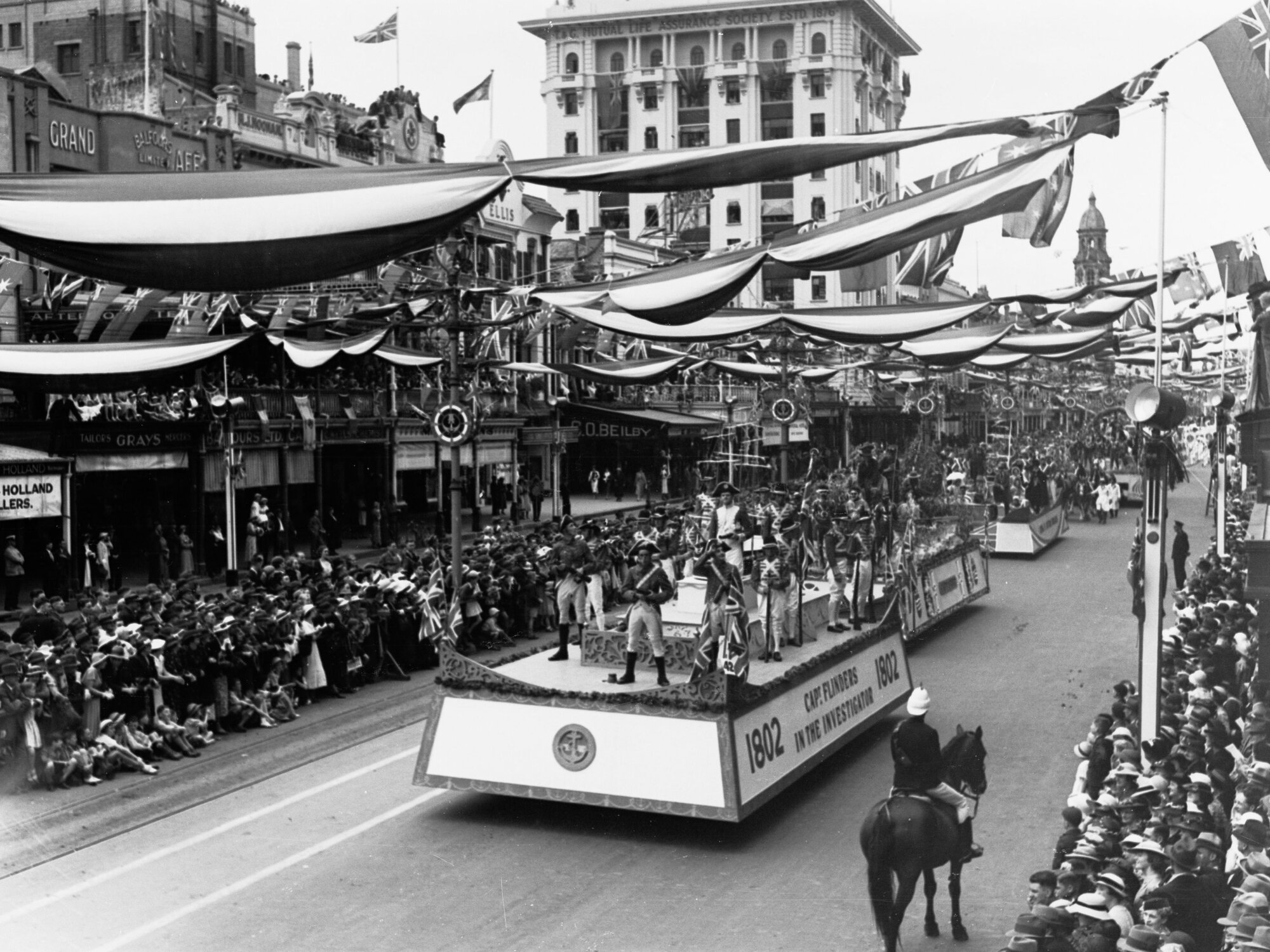 Pageant of progress King William Street Adelaide centenary