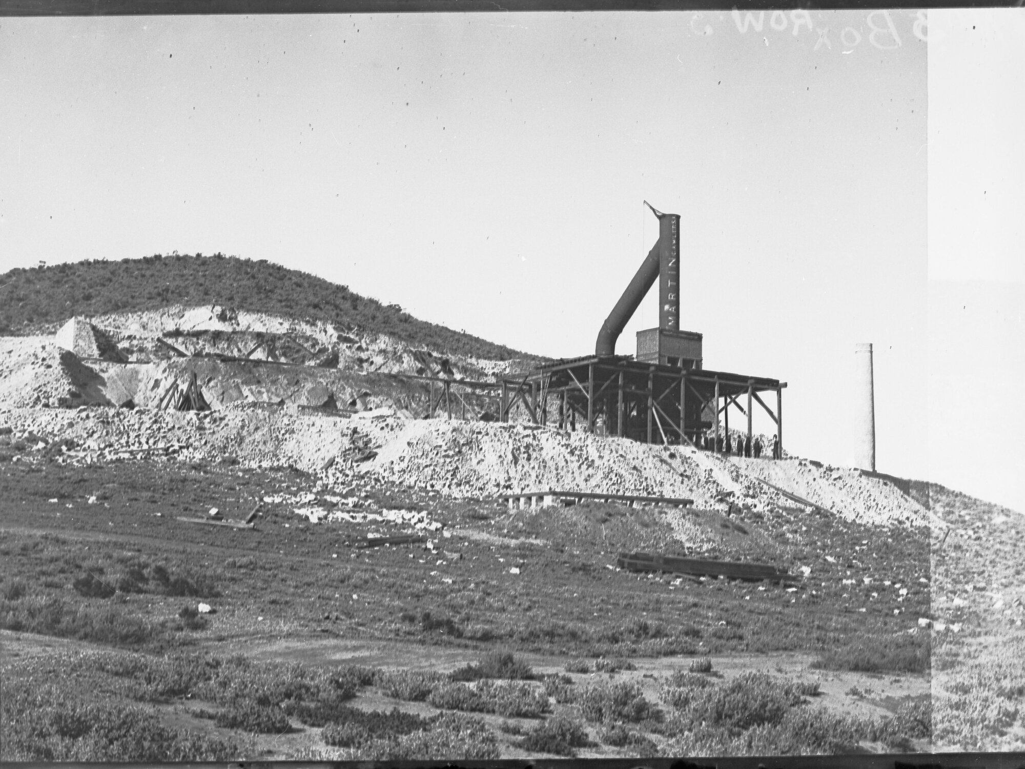 Mountain of light copper mine near Leigh Creek. c1910s