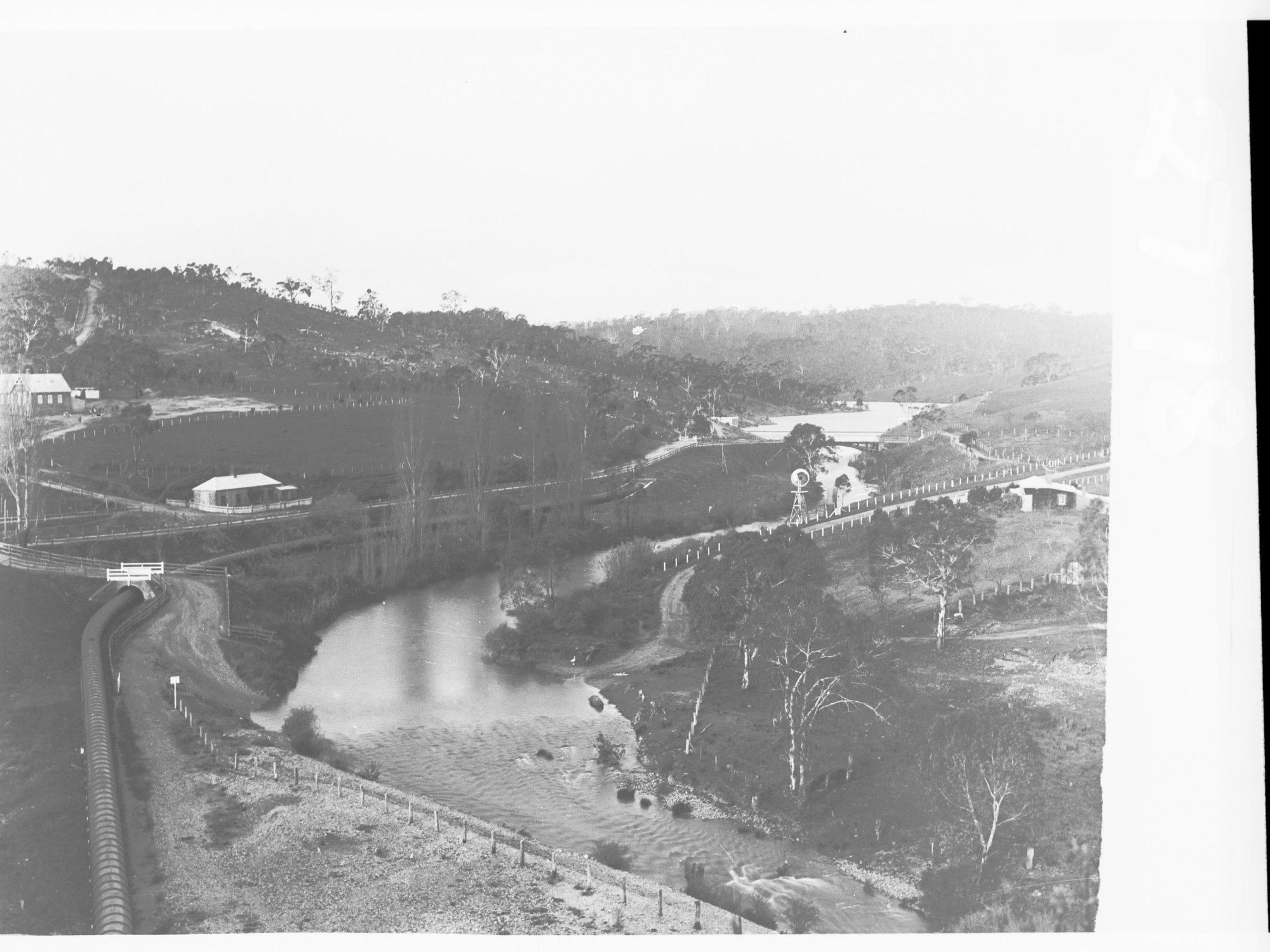 Clarendon - Clarendon Weir supplies water to the Happy Valley Reservoir