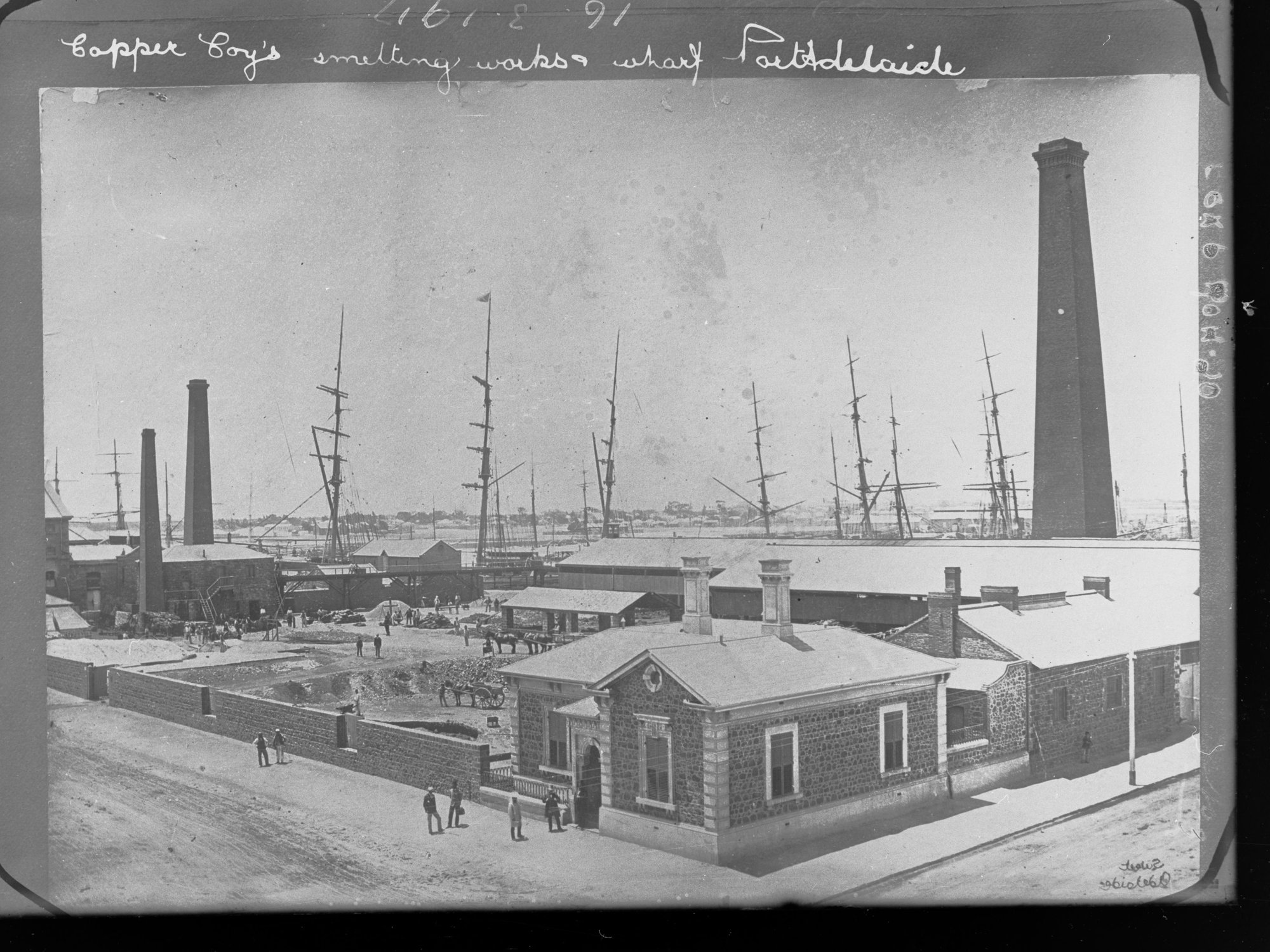 English and Australian Copper Company smelter at Port Adelaide, c1880 (Samuel Sweet photographer)