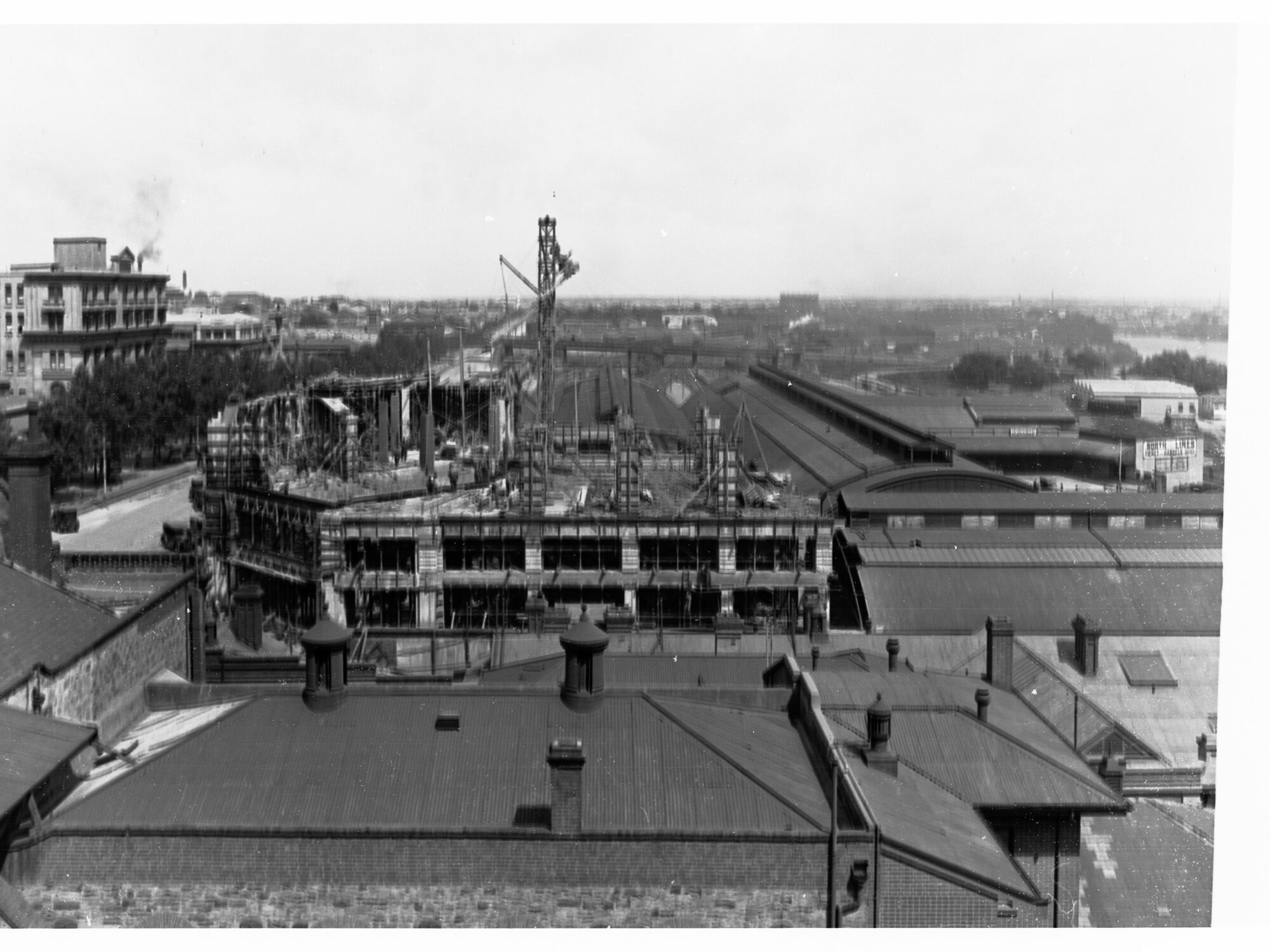 Adelaide Railway Station Under Construction