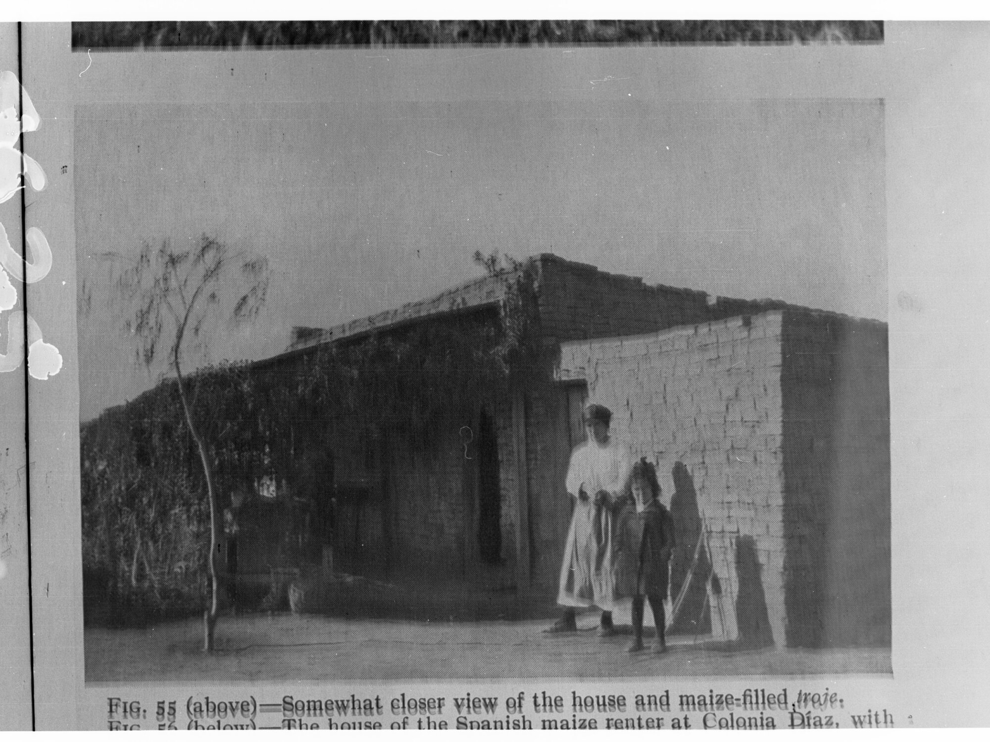 Somewhat Closer View of the House and Maize Filled Troje