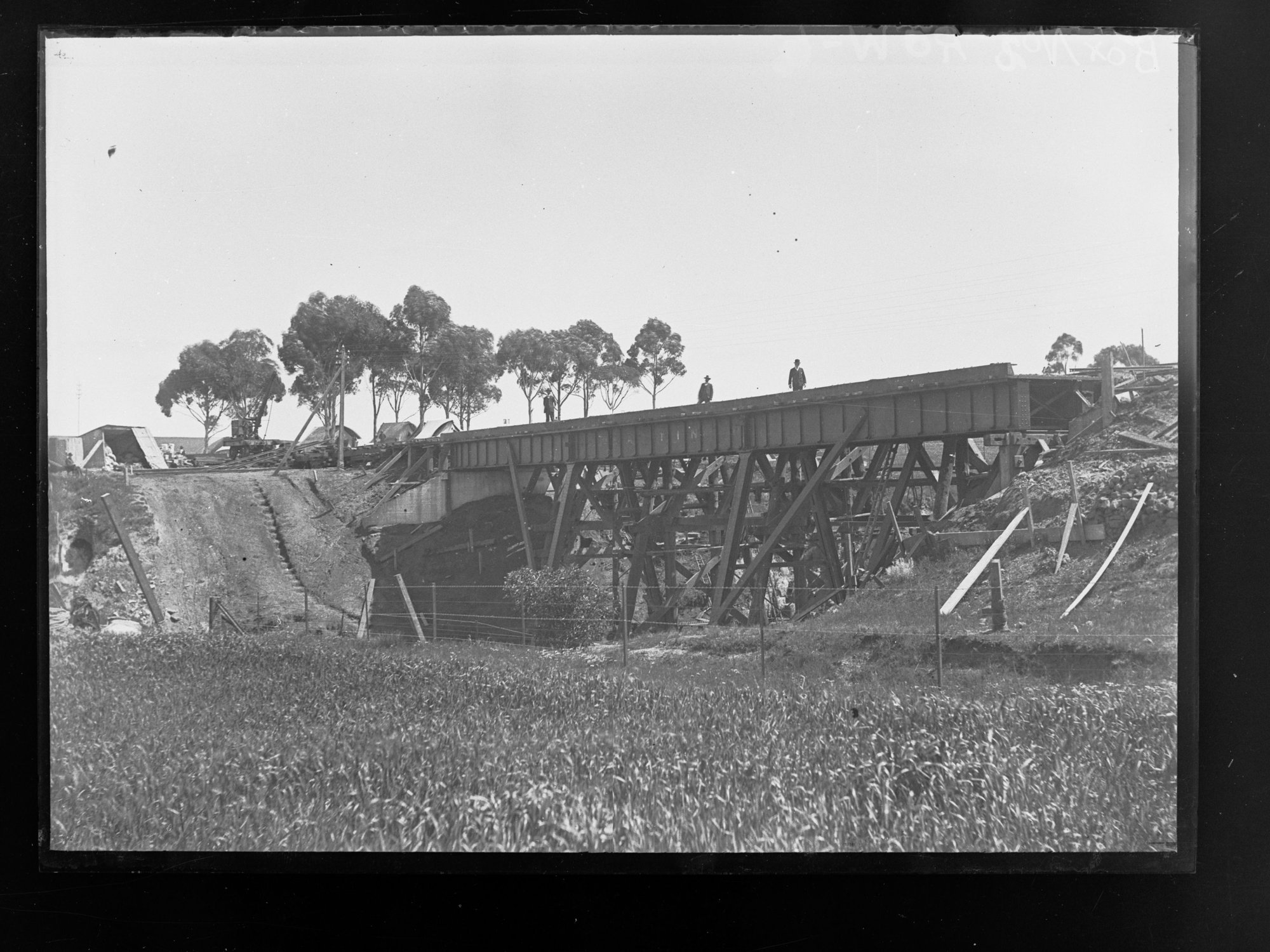 Construction of Railway Bridge over Allans Creek