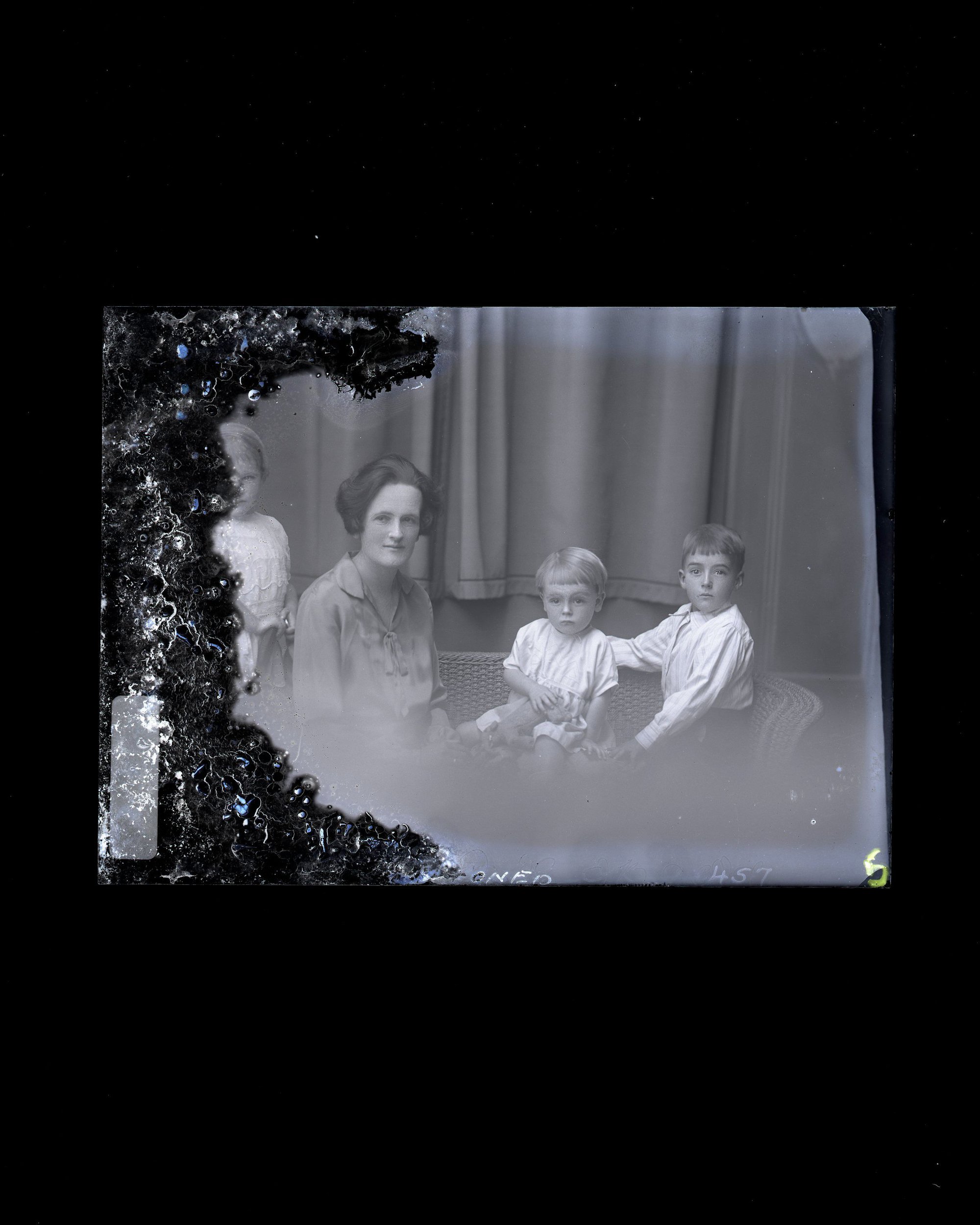 Woman &amp; Three Children - No Name