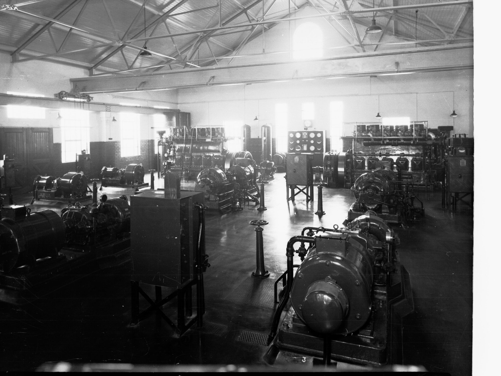 Engineering and water supply, pumping machine  - Glenelg Sewerage Treatment Works