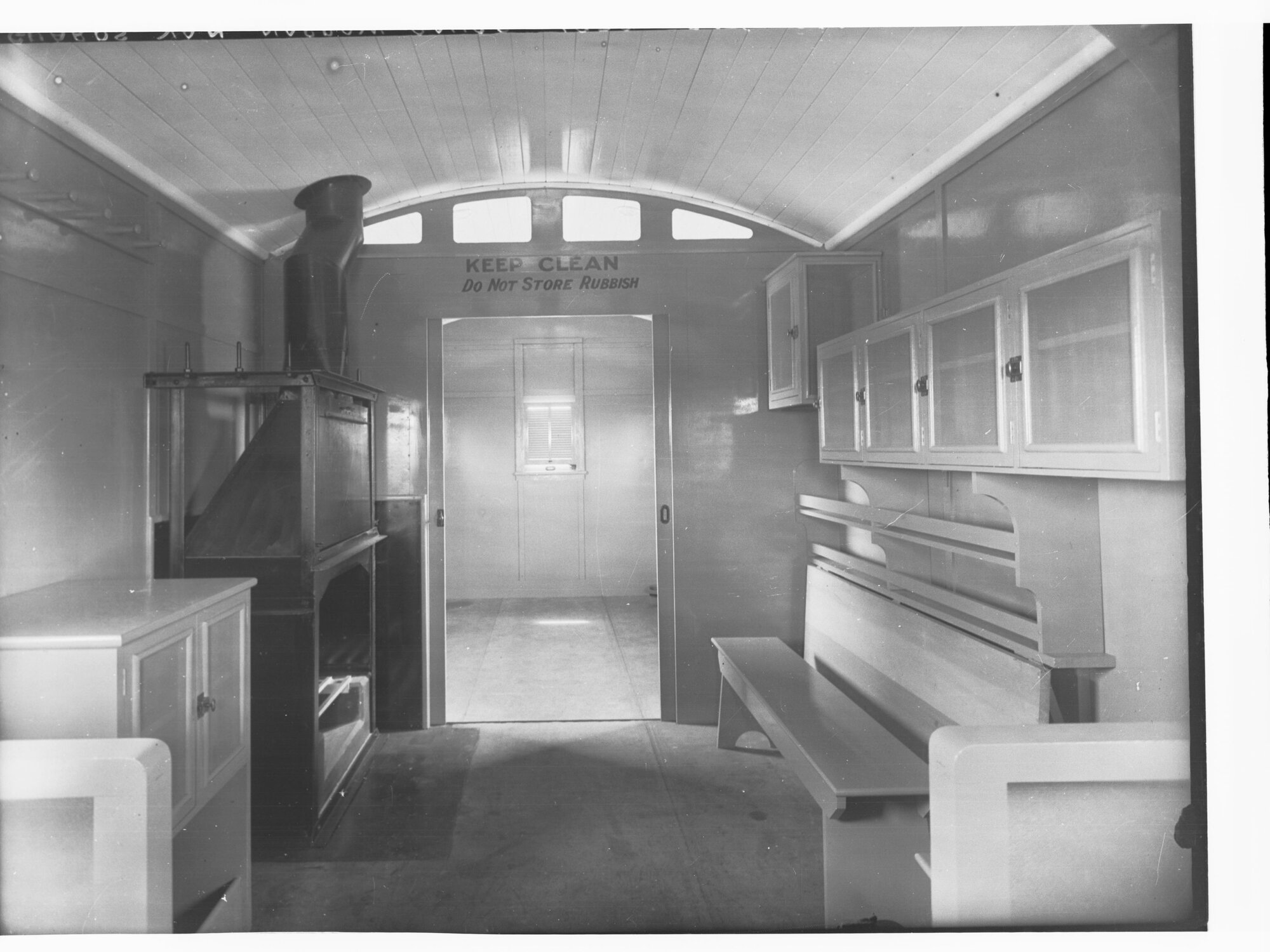 Interior of guards van