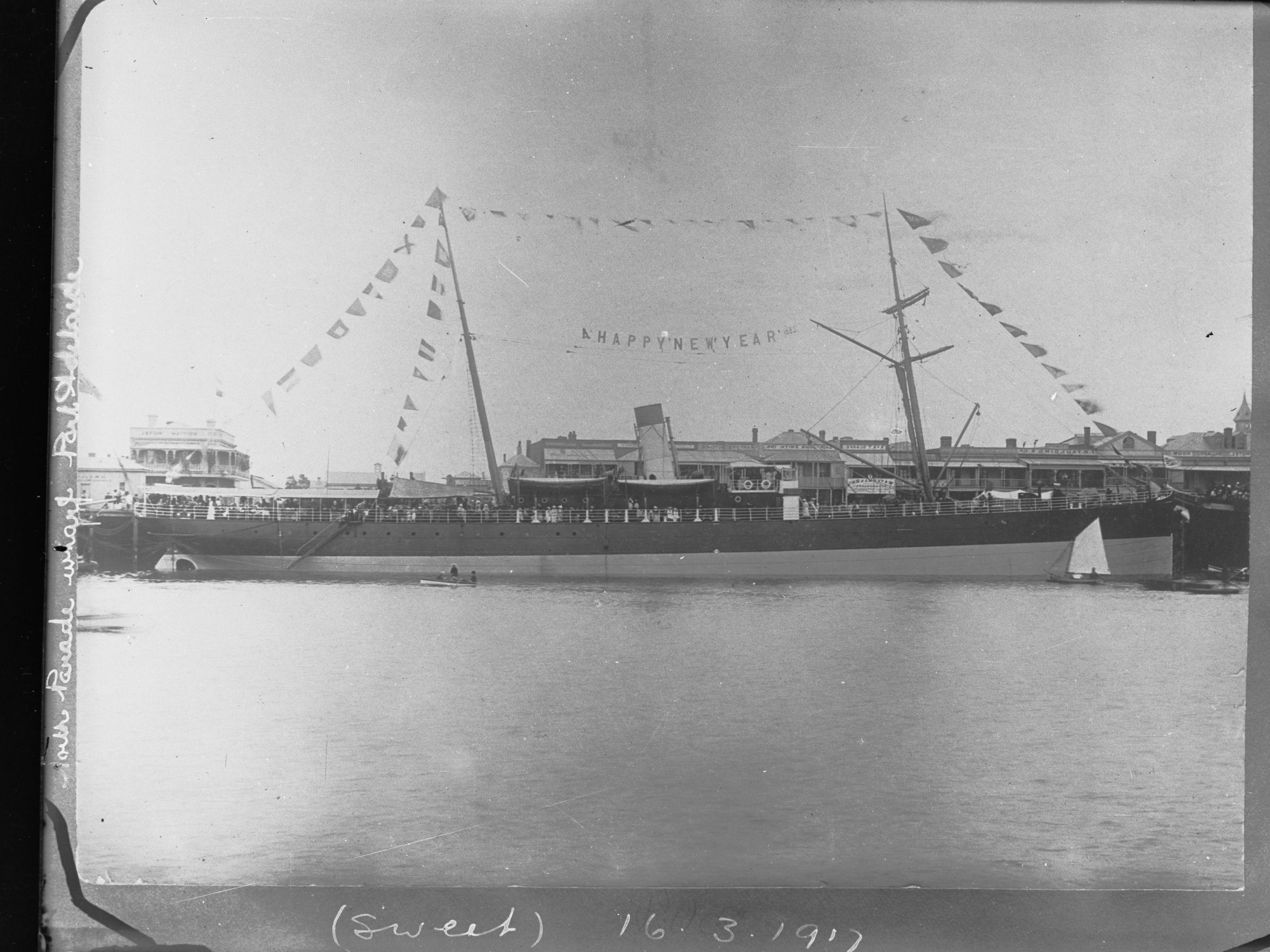 Port Regatta, North Parade Wharf, Port Adelaide 1885