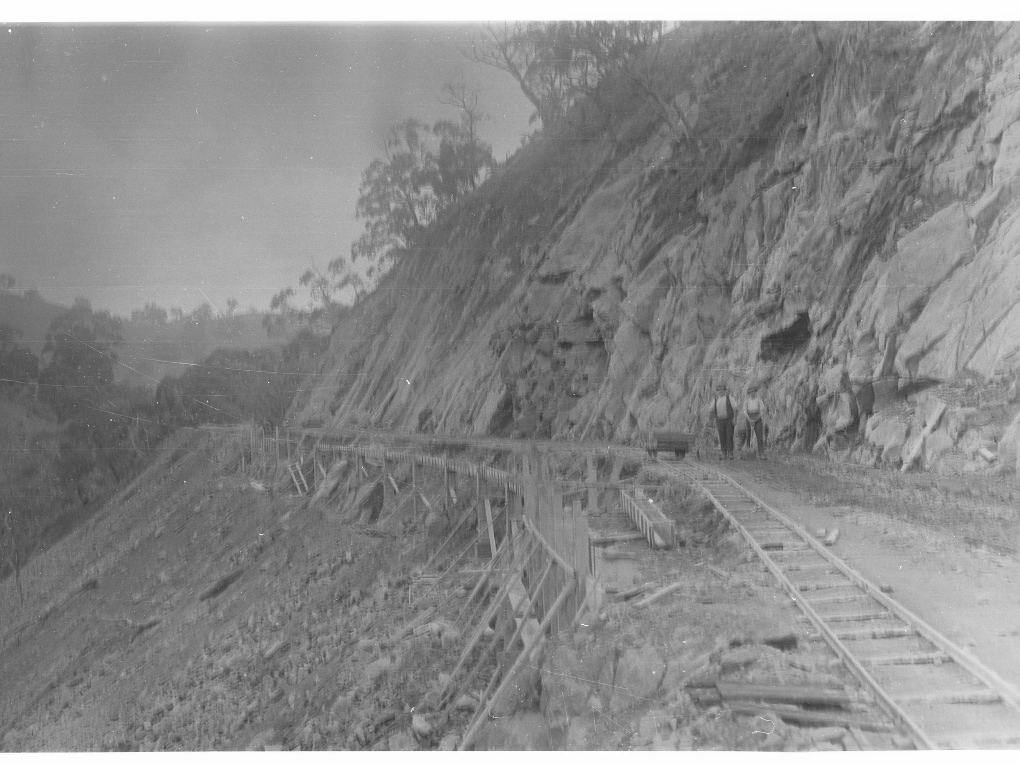 Construction of Torrens Gorge Road
