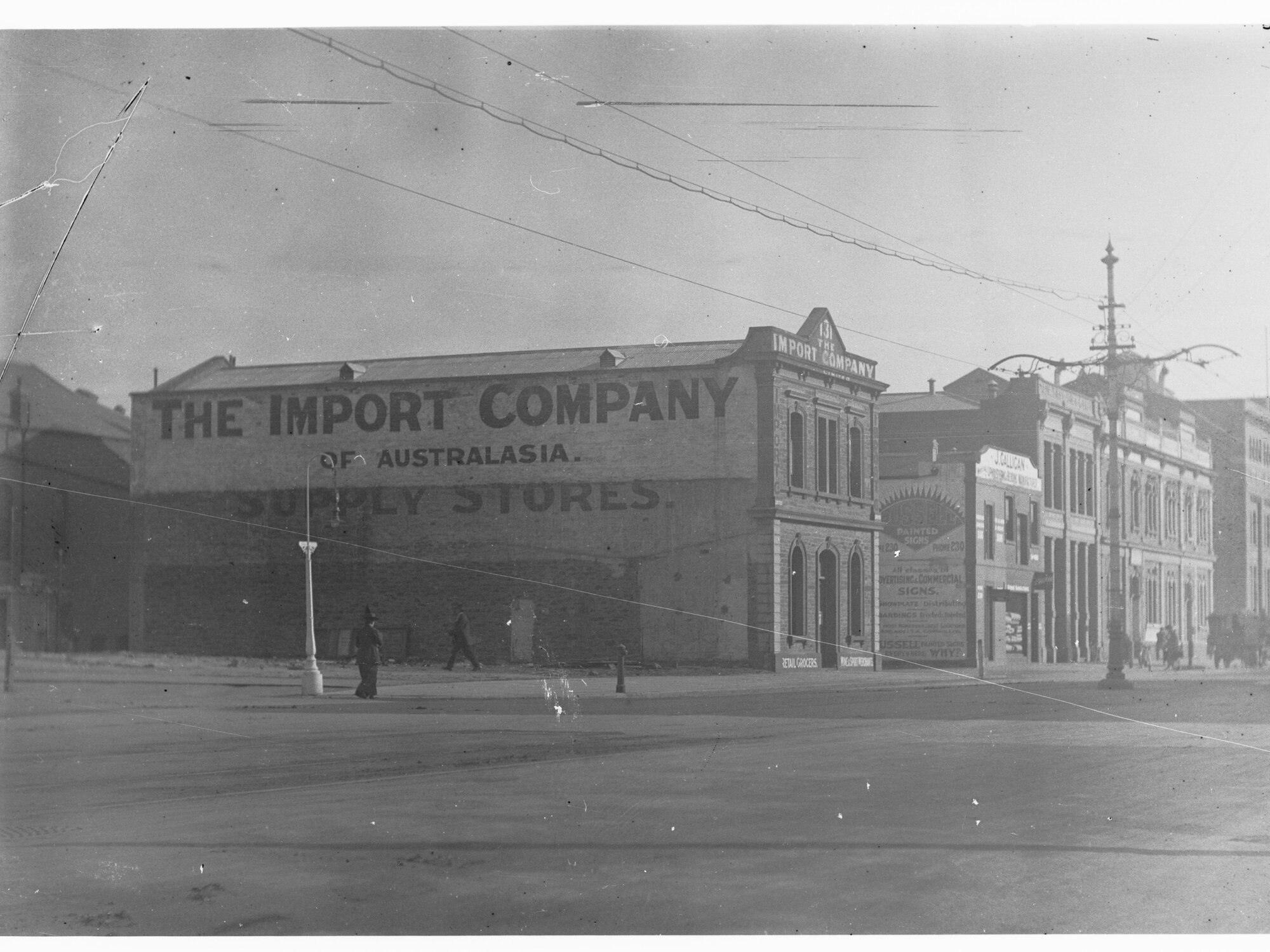 Grenfell Street - shows the Import Company of Australasia