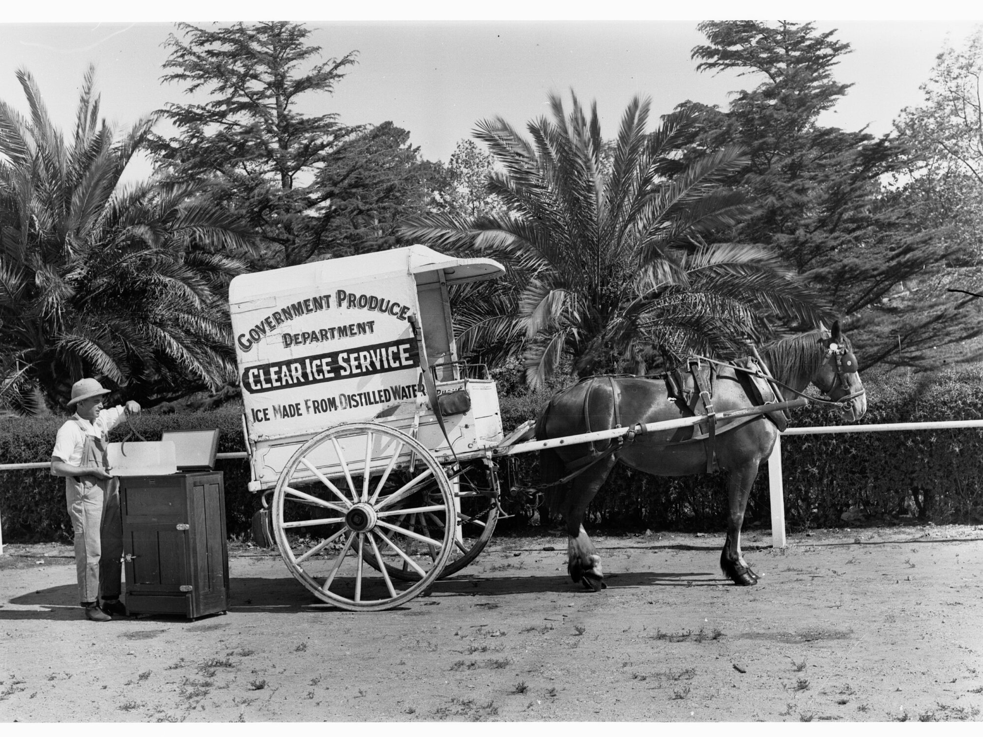 Cart used for Clear Ice Service