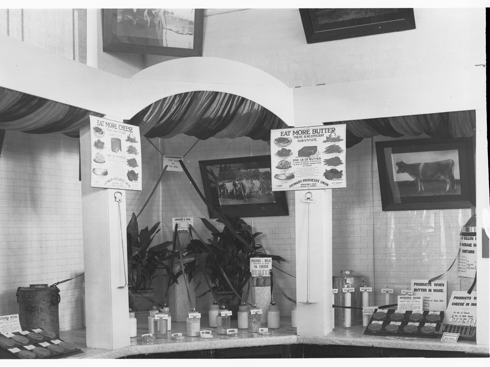Agricultural Hall, Royal Adelaide Show - Butter Display