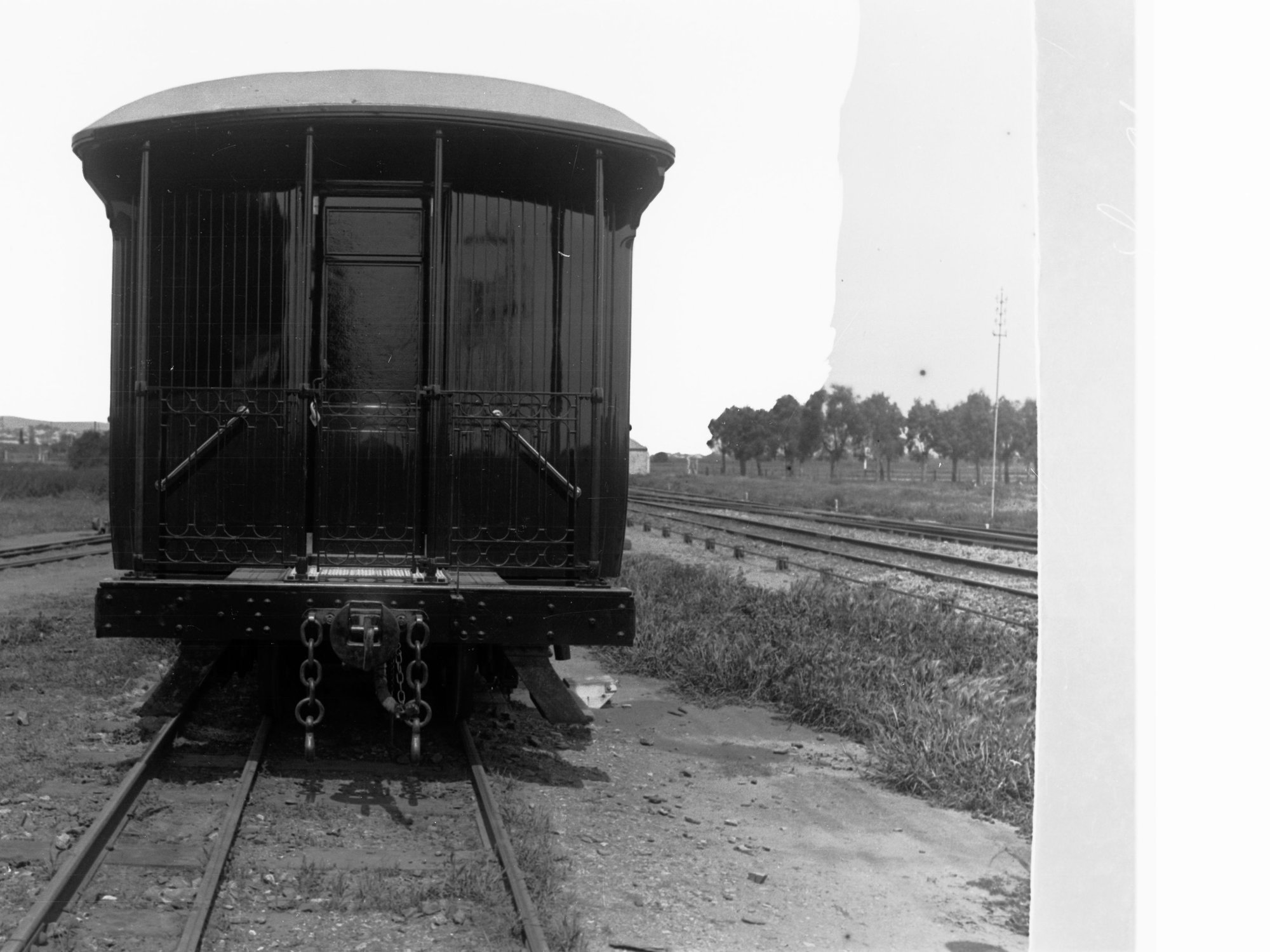 Back View of a Railway Carriage