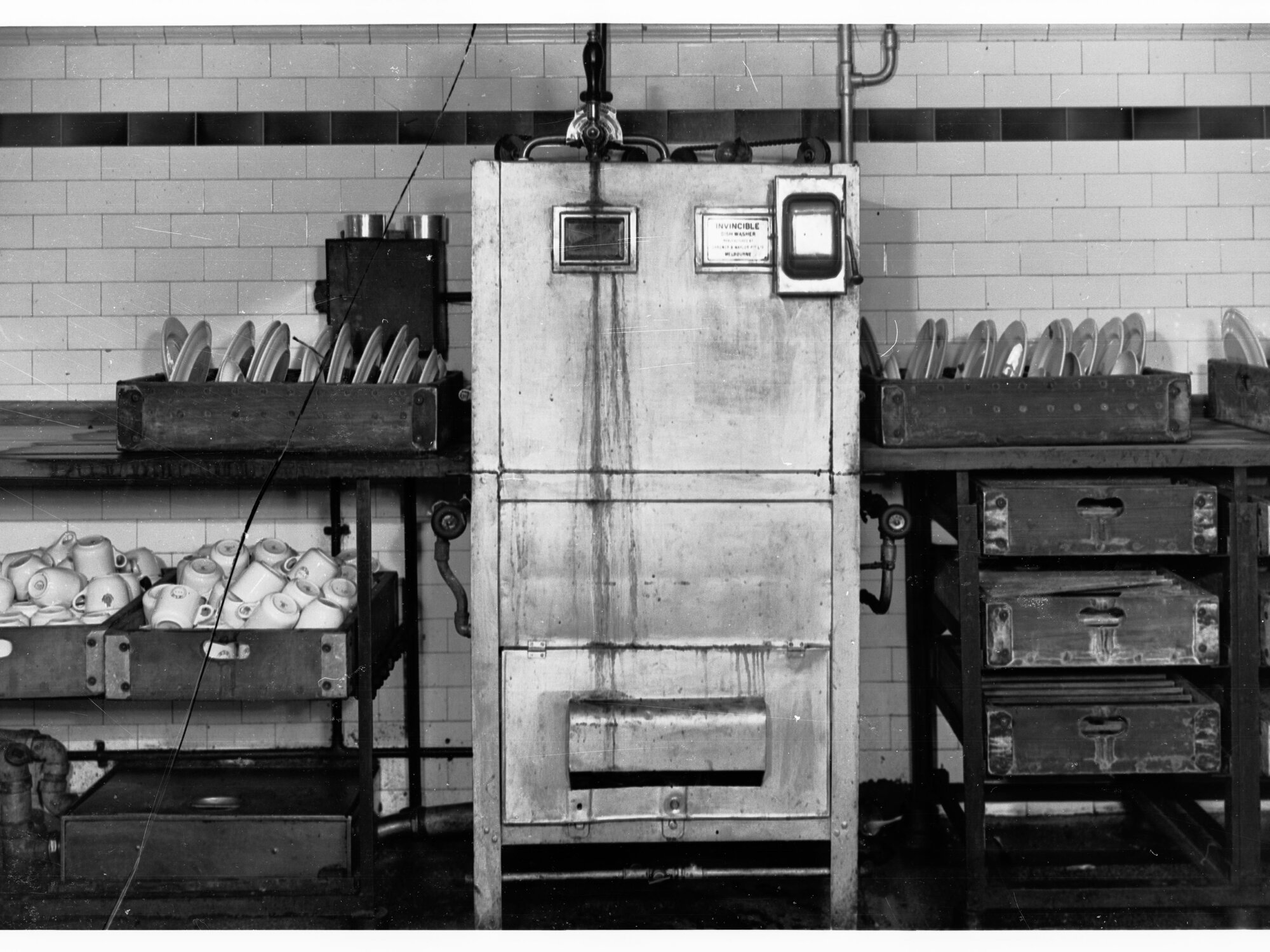 Washing up Machine Adelaide Railway Station