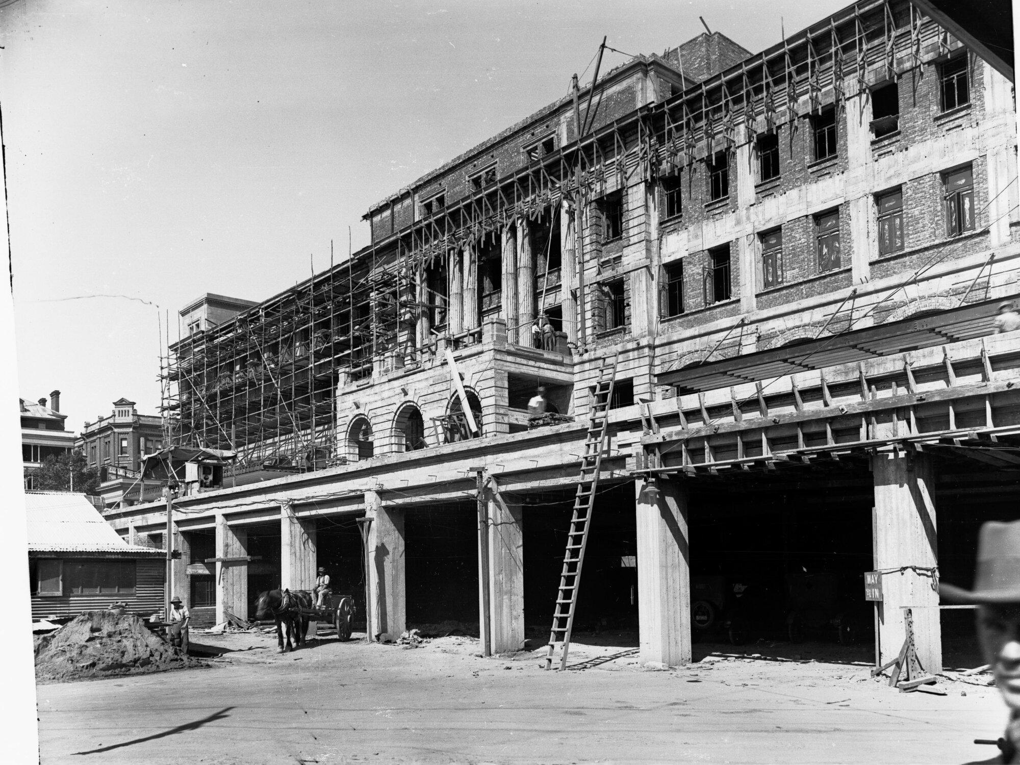Adelaide Railway Station Under Construction