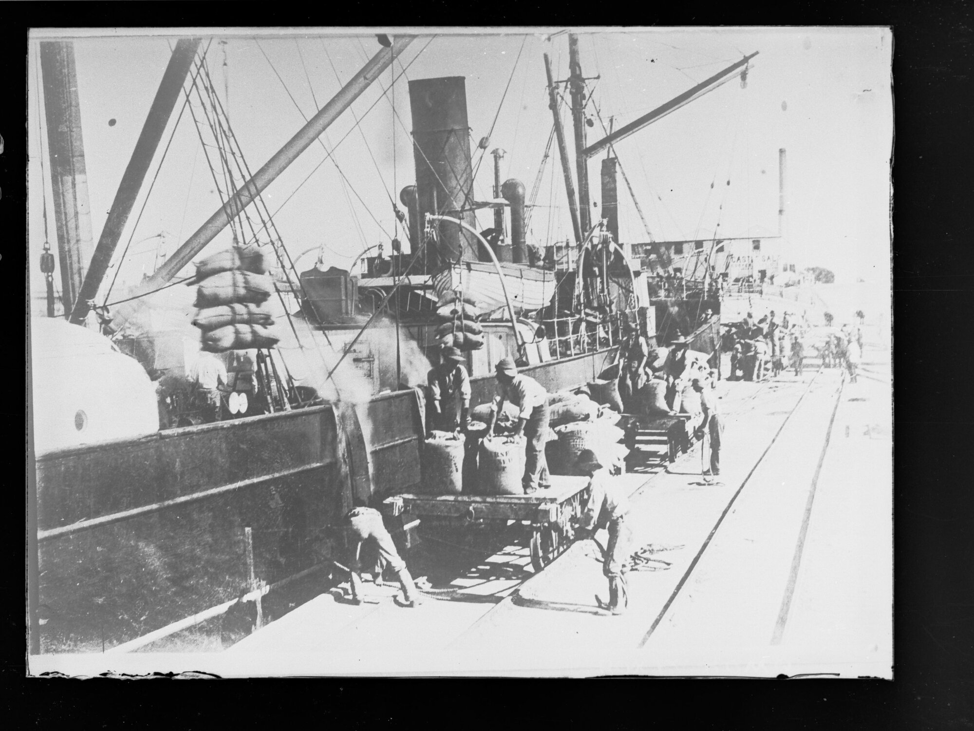 Salt being loaded at Edithburgh