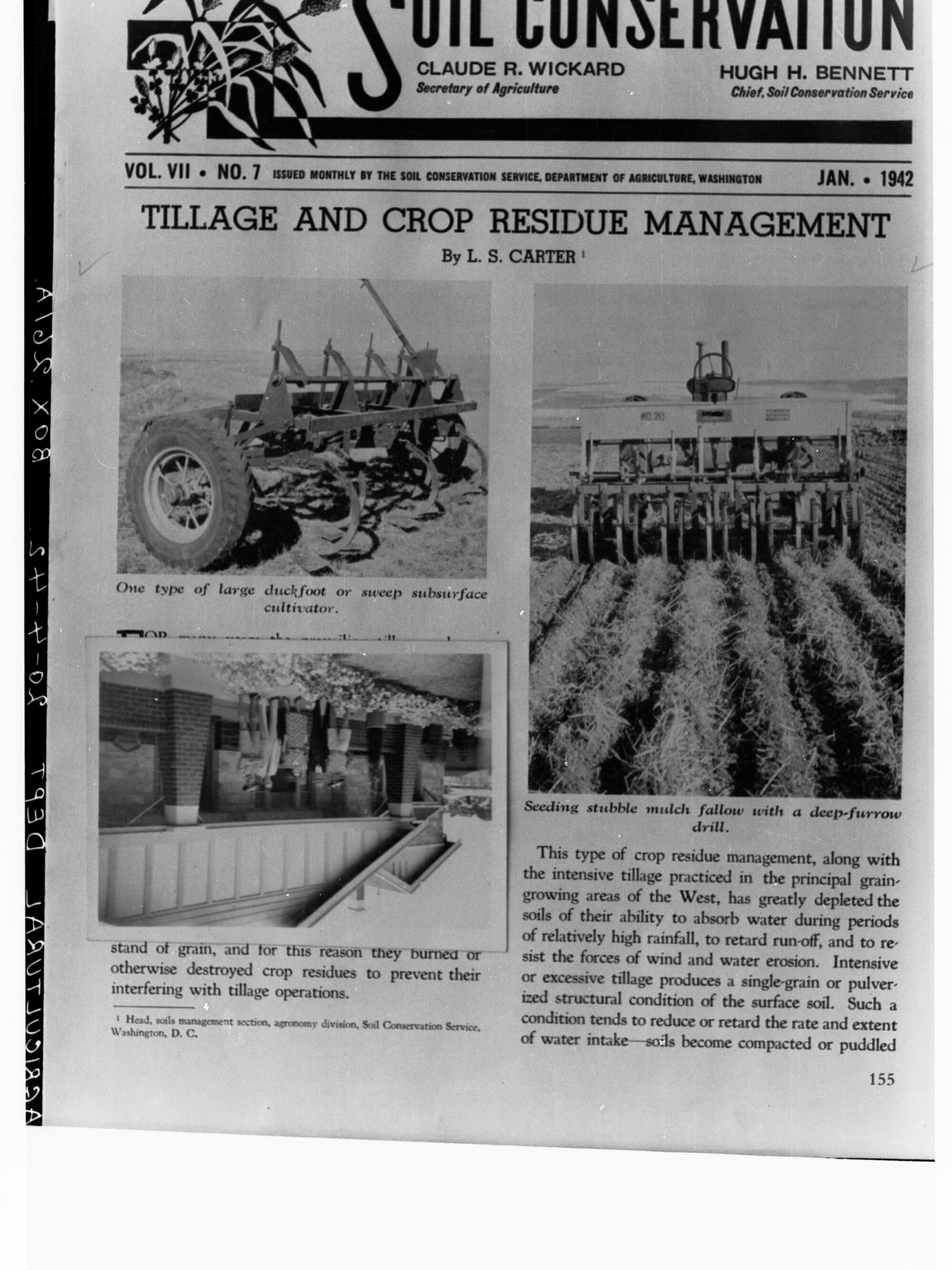 Front page of Soil Conservation Newspaper