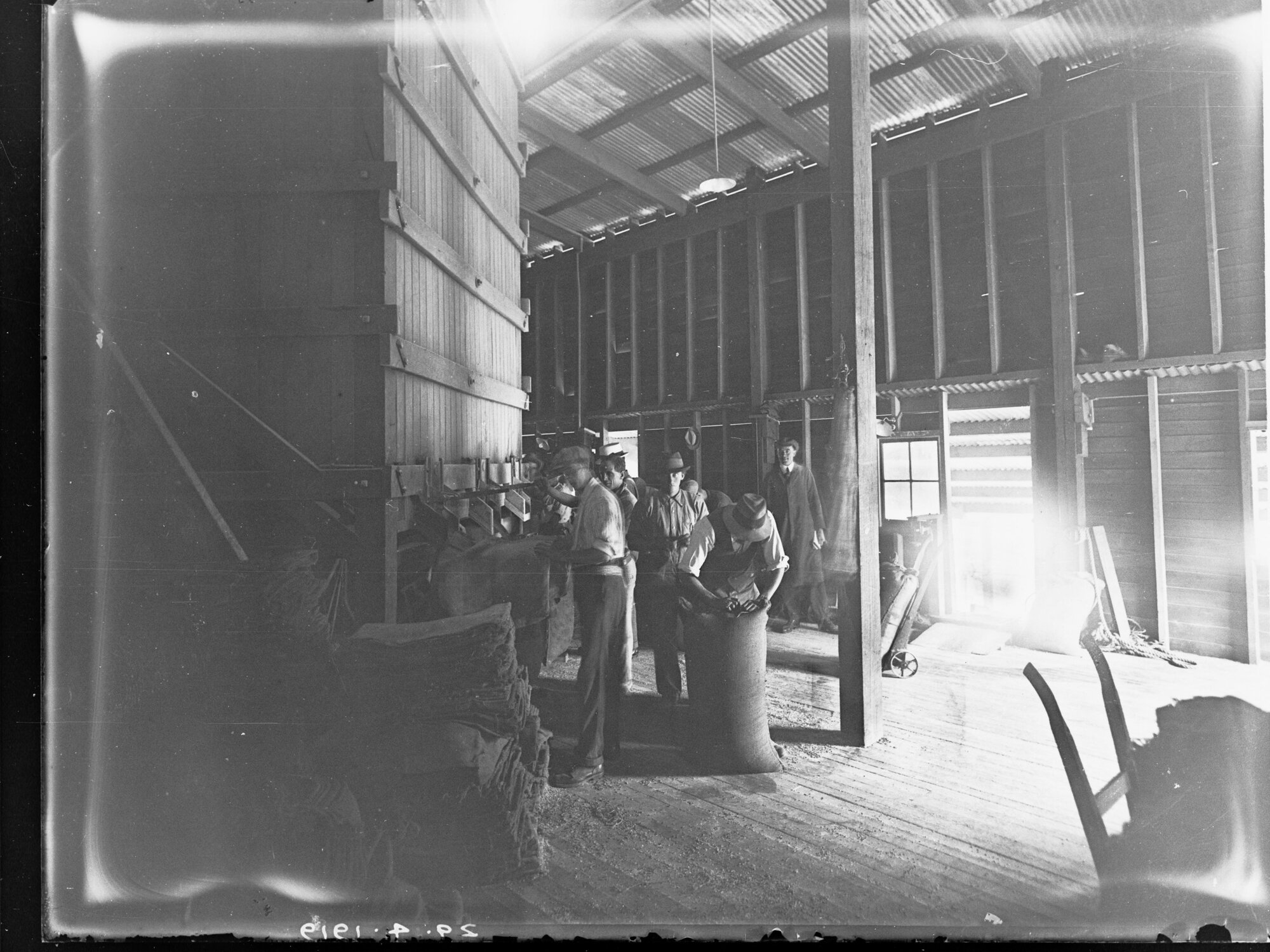 Loading bay of flour mill Port Adelaide