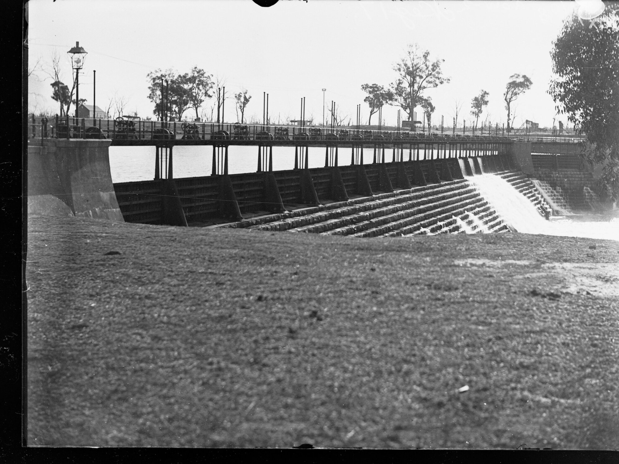 River Murray view showing a lock