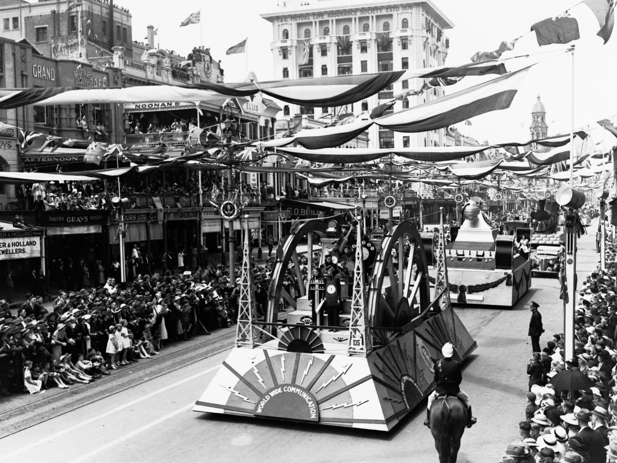 Pageant of progress King William Street Adelaide centenary