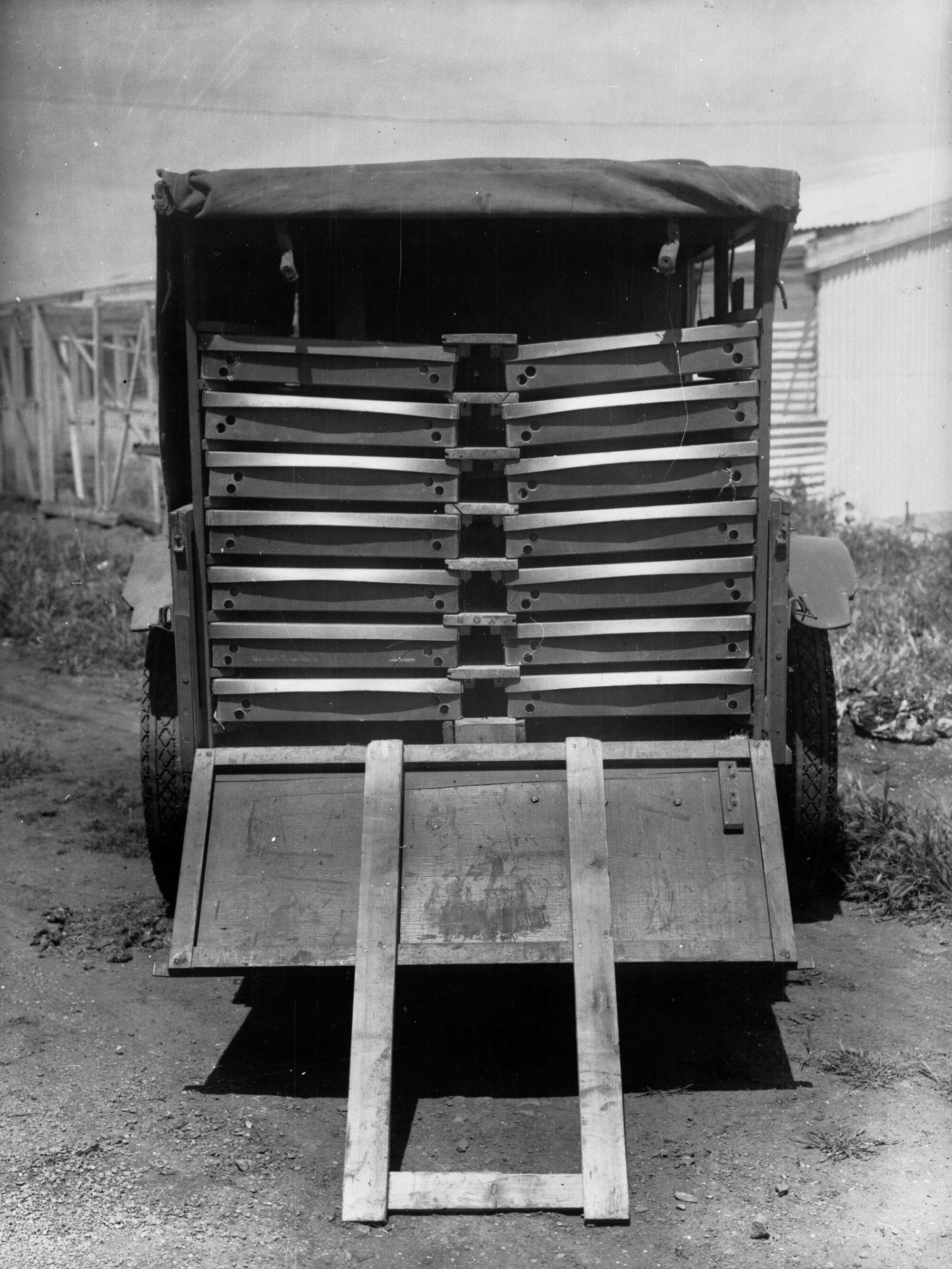 Egg transport van - Parafield poultry farm