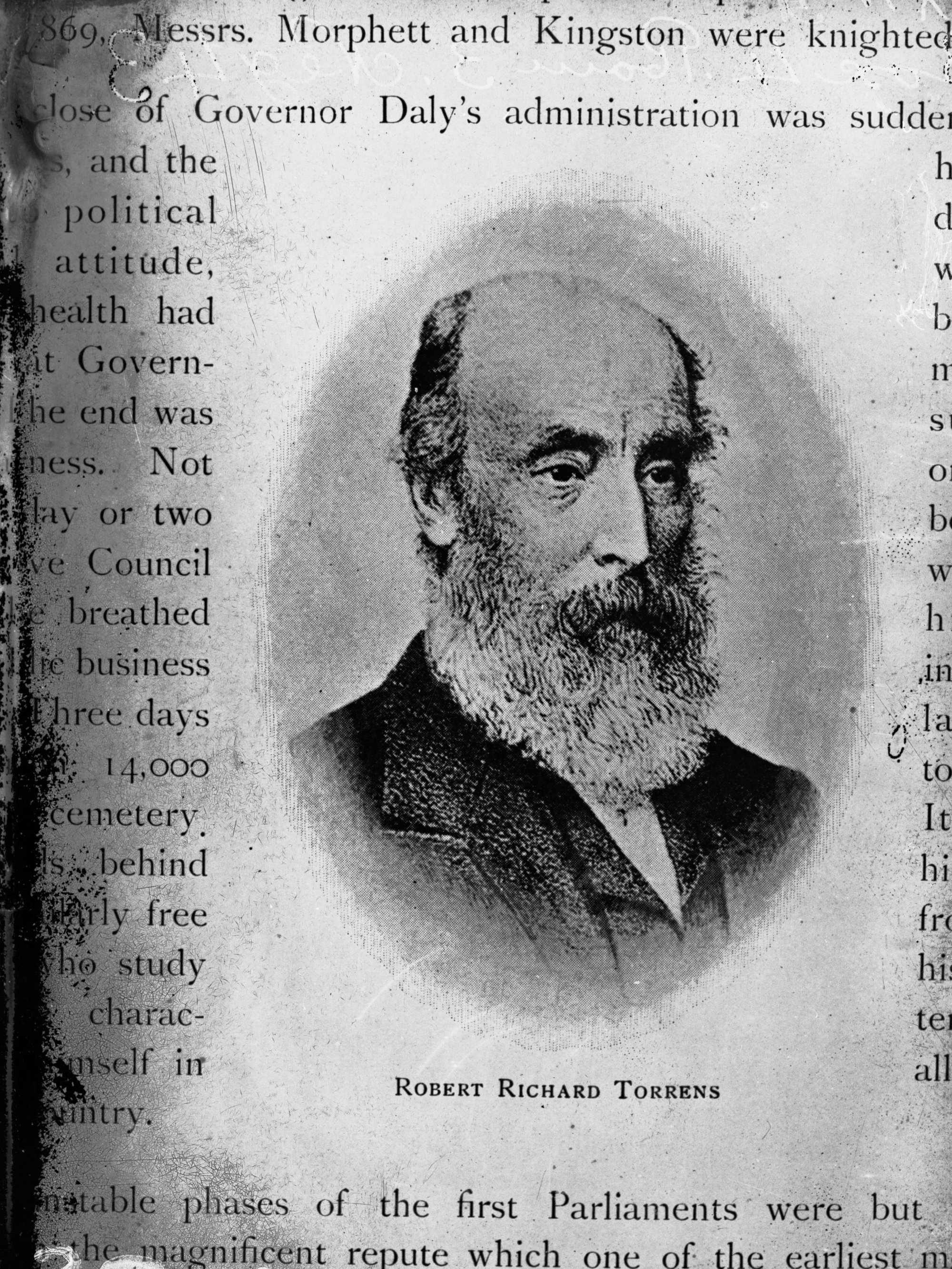 Sir Robert Richard Torrens (1812/1814-1884)