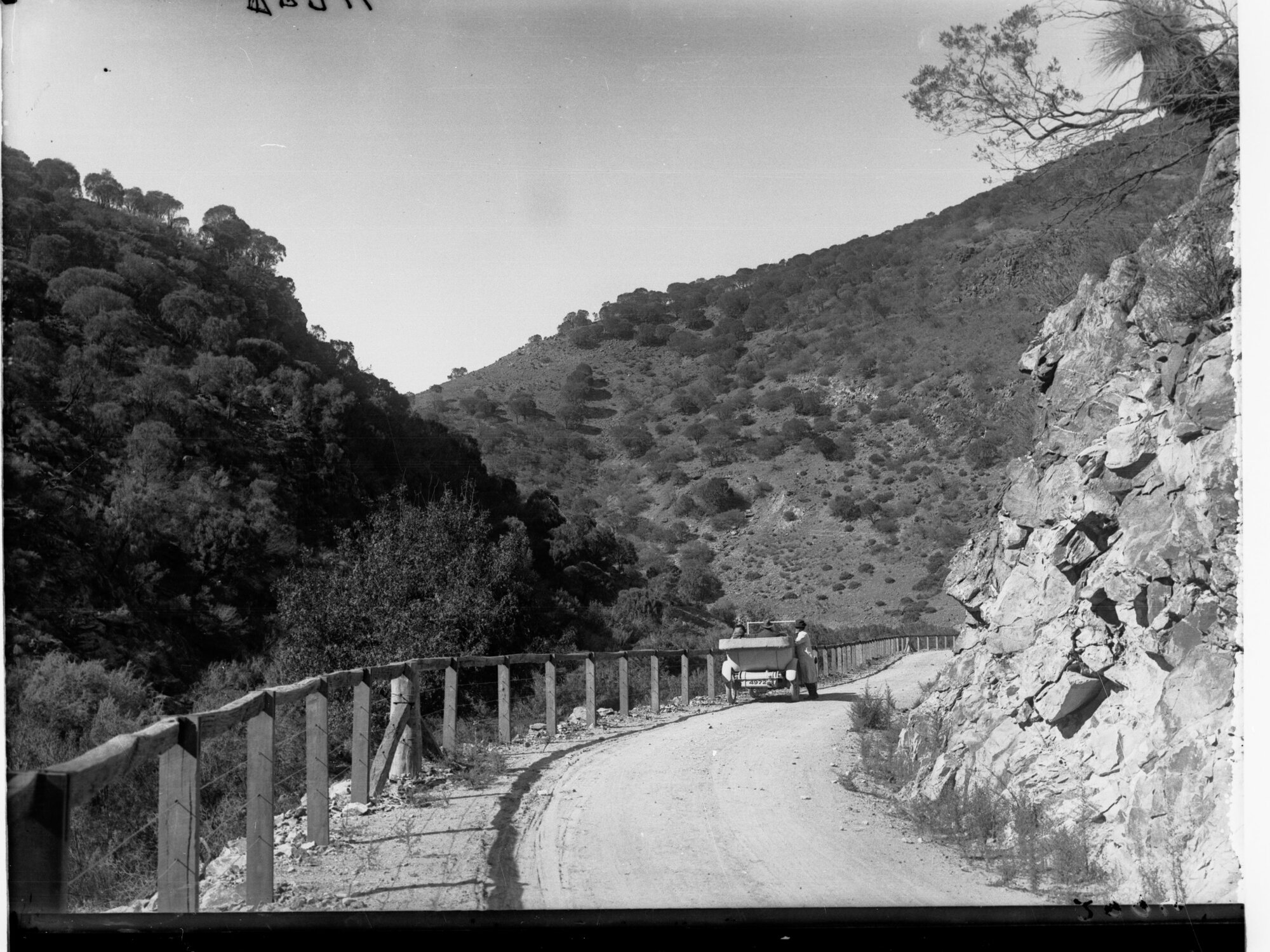 Automobile on Torrens Gorge Road