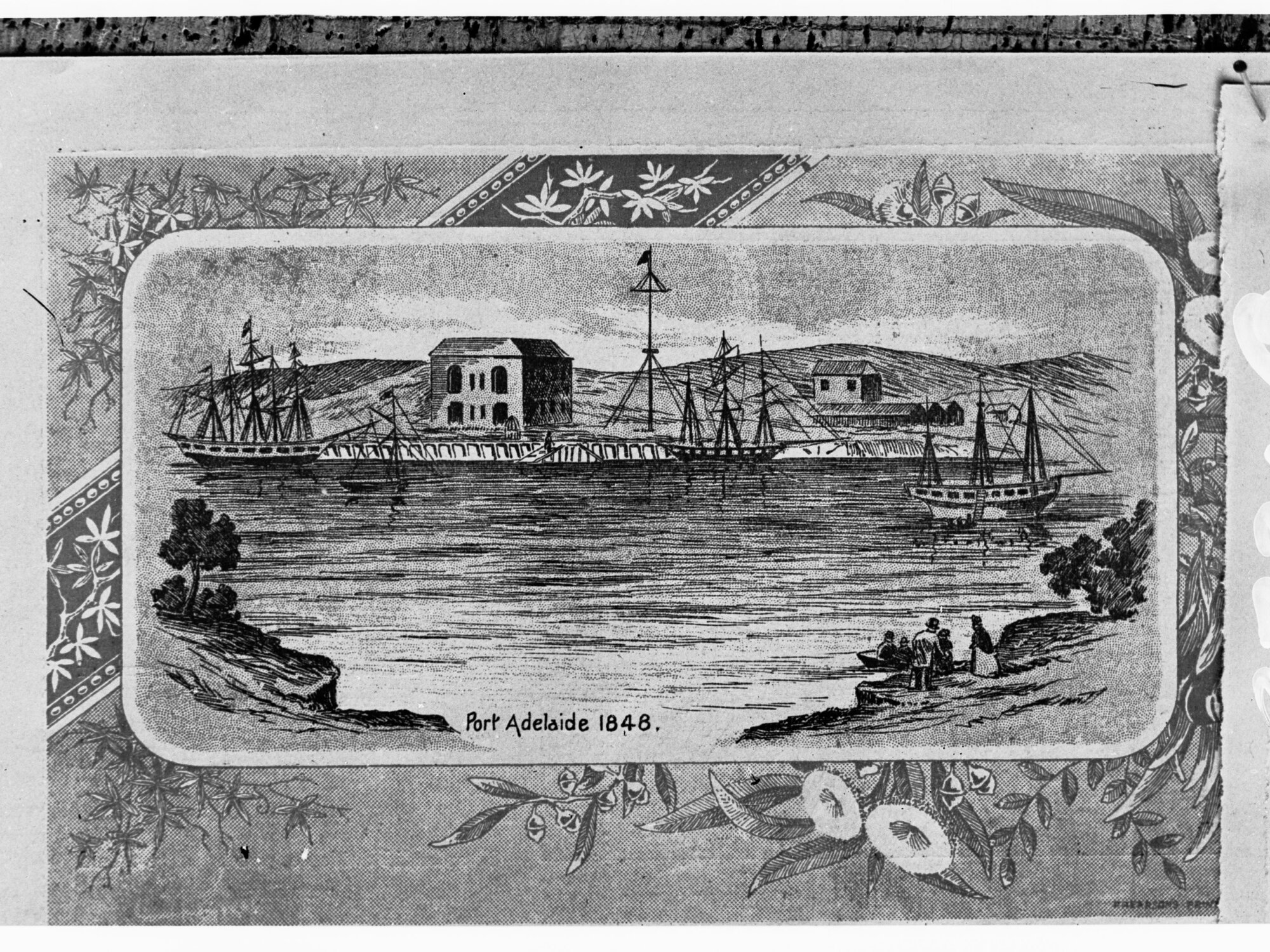 Port Adelaide, 1848  - Sketch - Presented 1890 by the South Australian Company through Sir E T Smith, KCMG