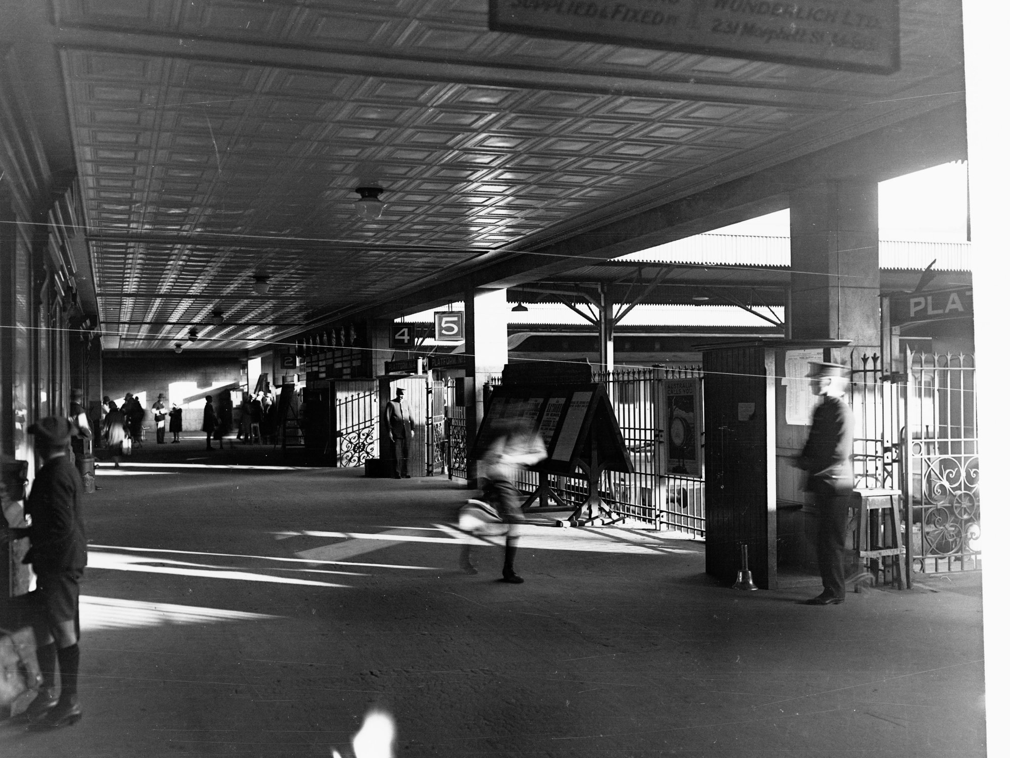 Adelaide Railway Station Showing Entrance to Platforms