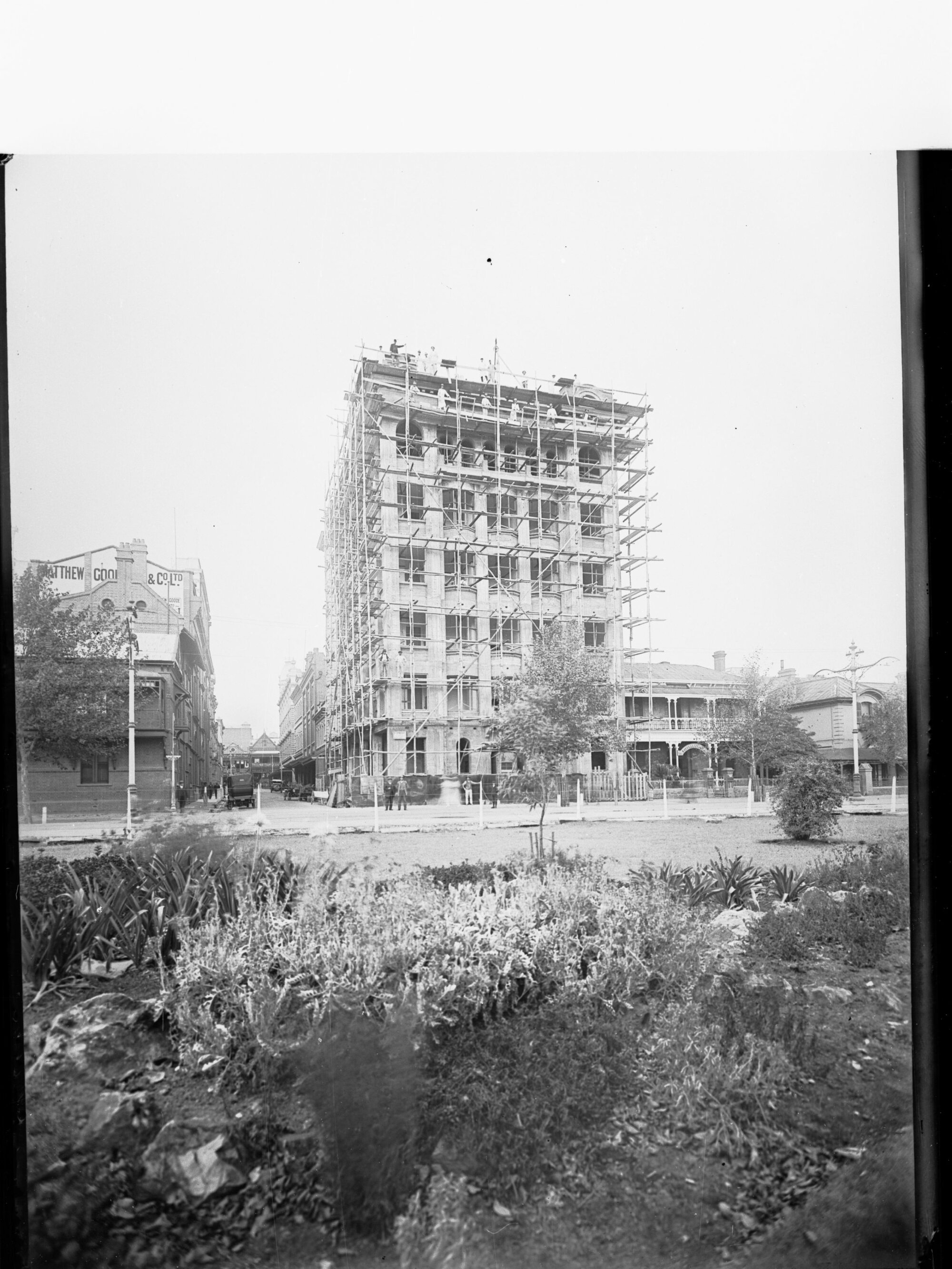 Construction of the Verco Building - North Terrace