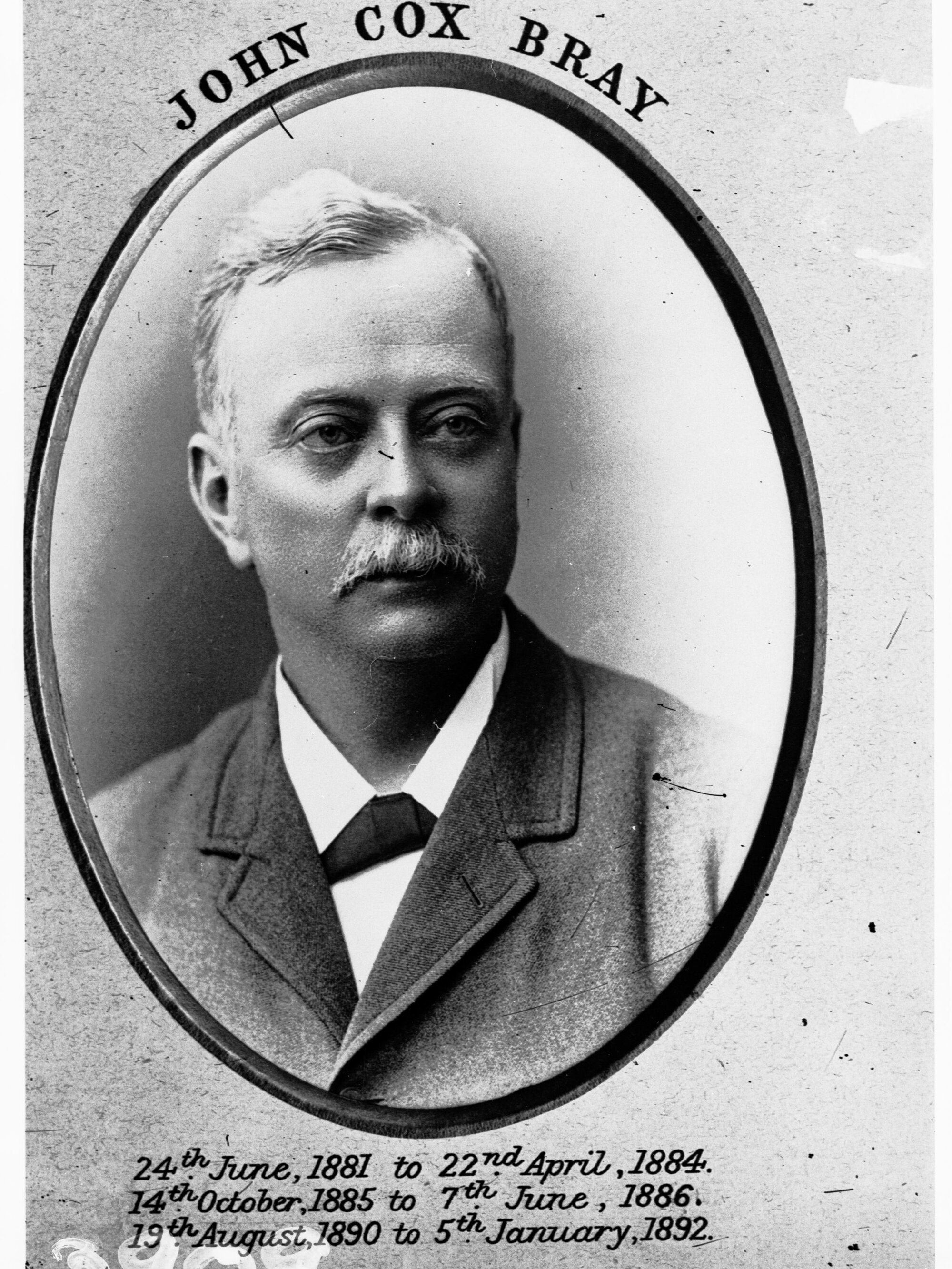 Portrait of John Cox Bray