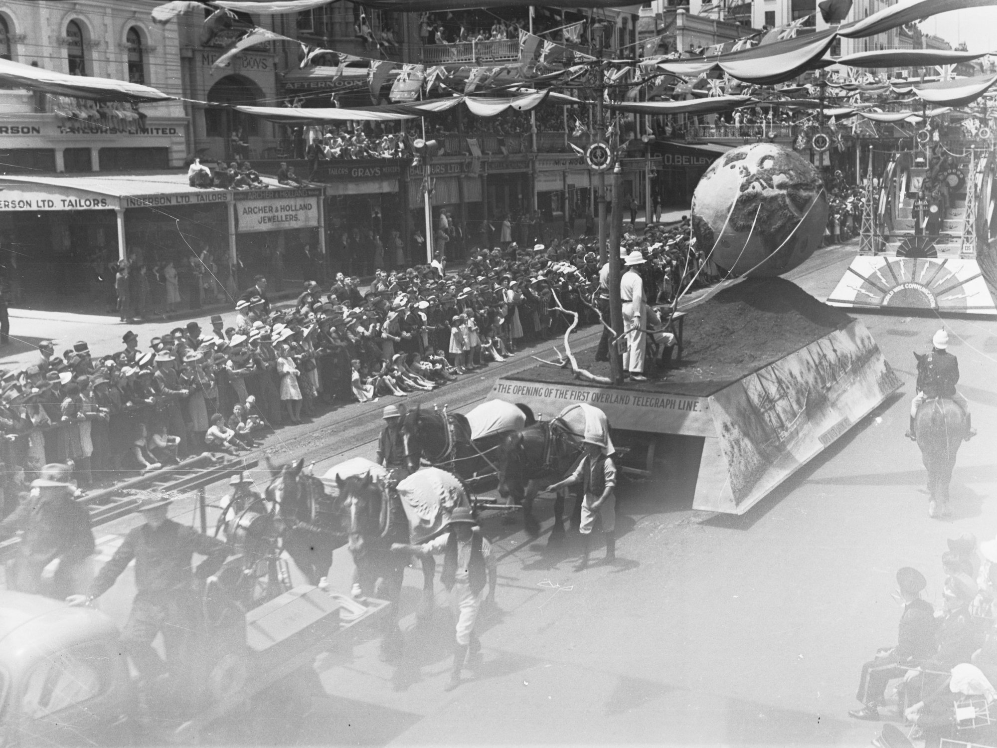 Pageant of progress King William Street Adelaide centenary