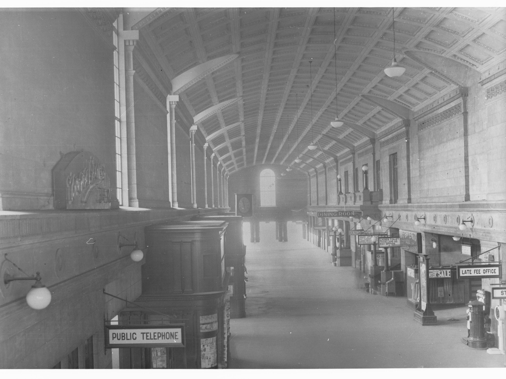 Inside the Adelaide Railway Station