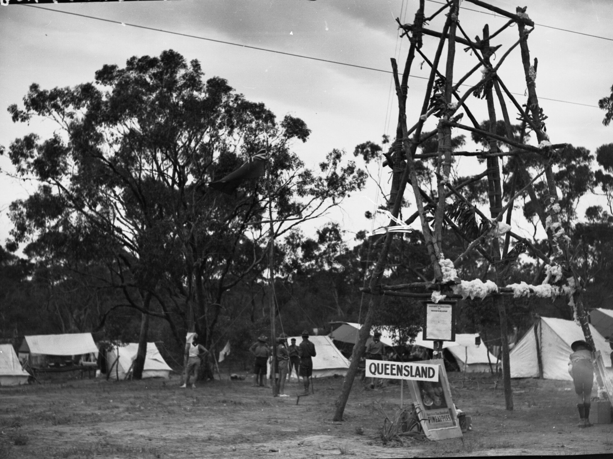 Boy Scouts camp at Belair