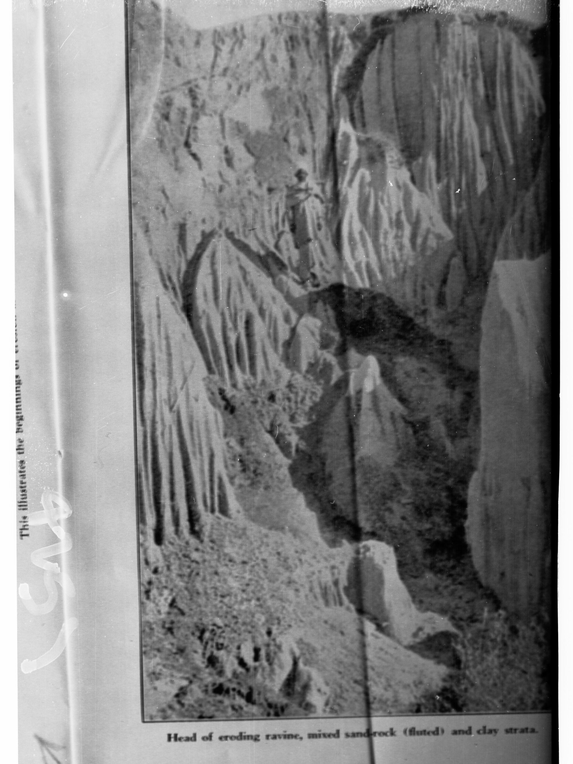 Sand Stone Eroding Ravine