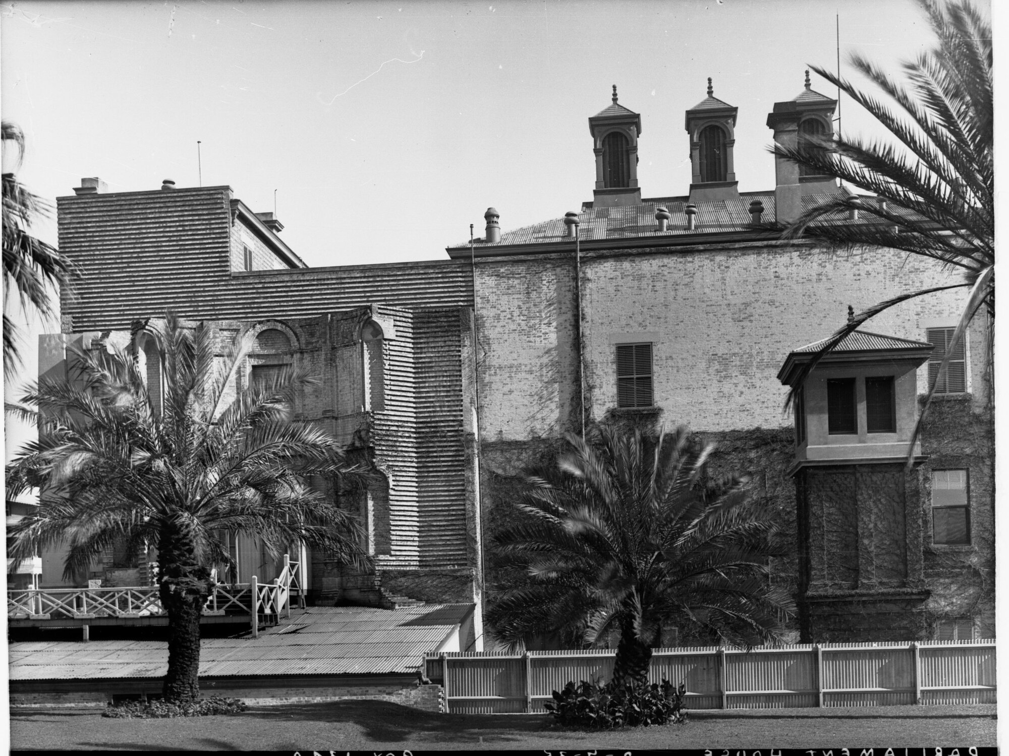 Side of  Parliament House North Terrace side
