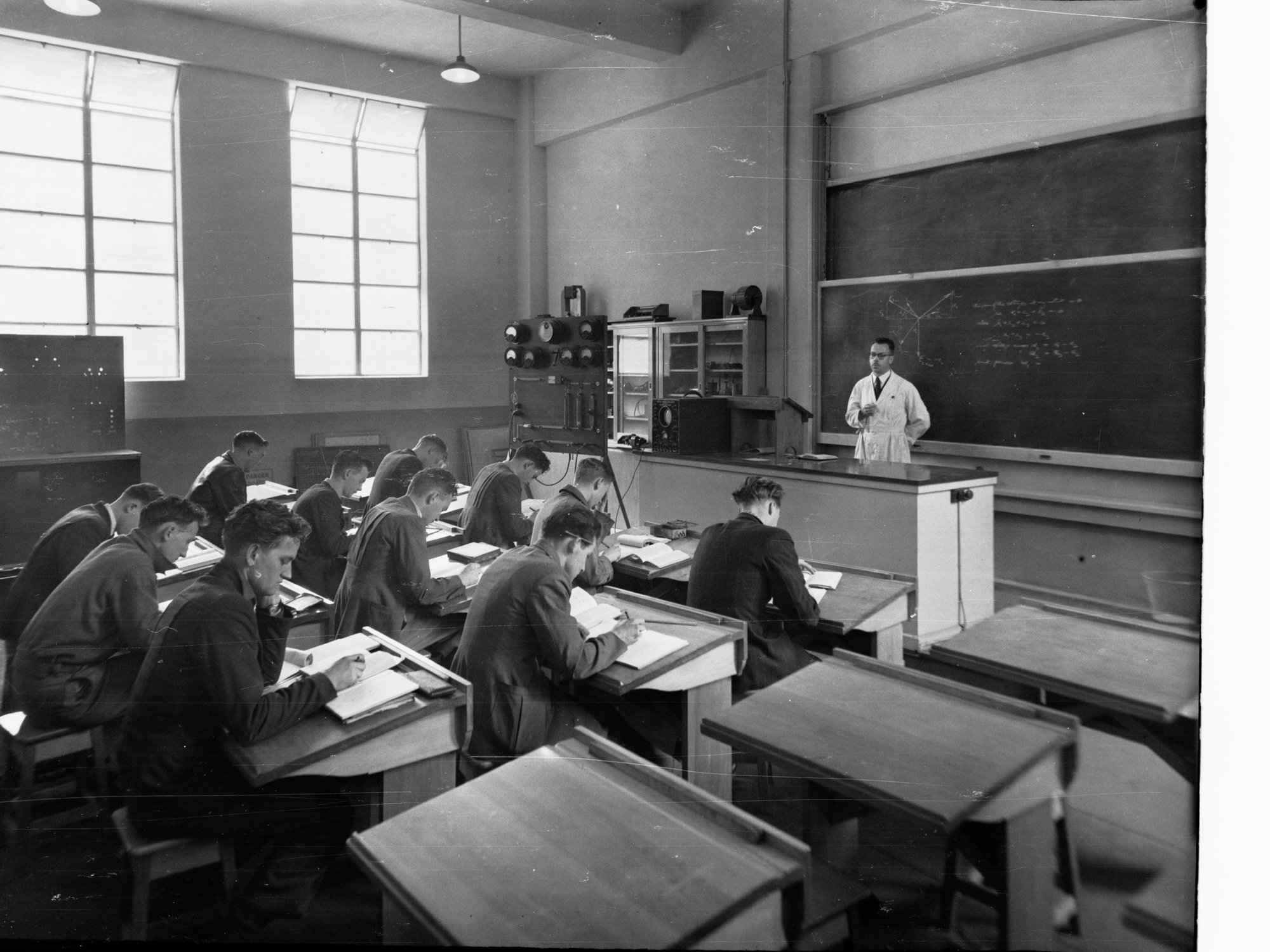 Students at Engineering Trade School