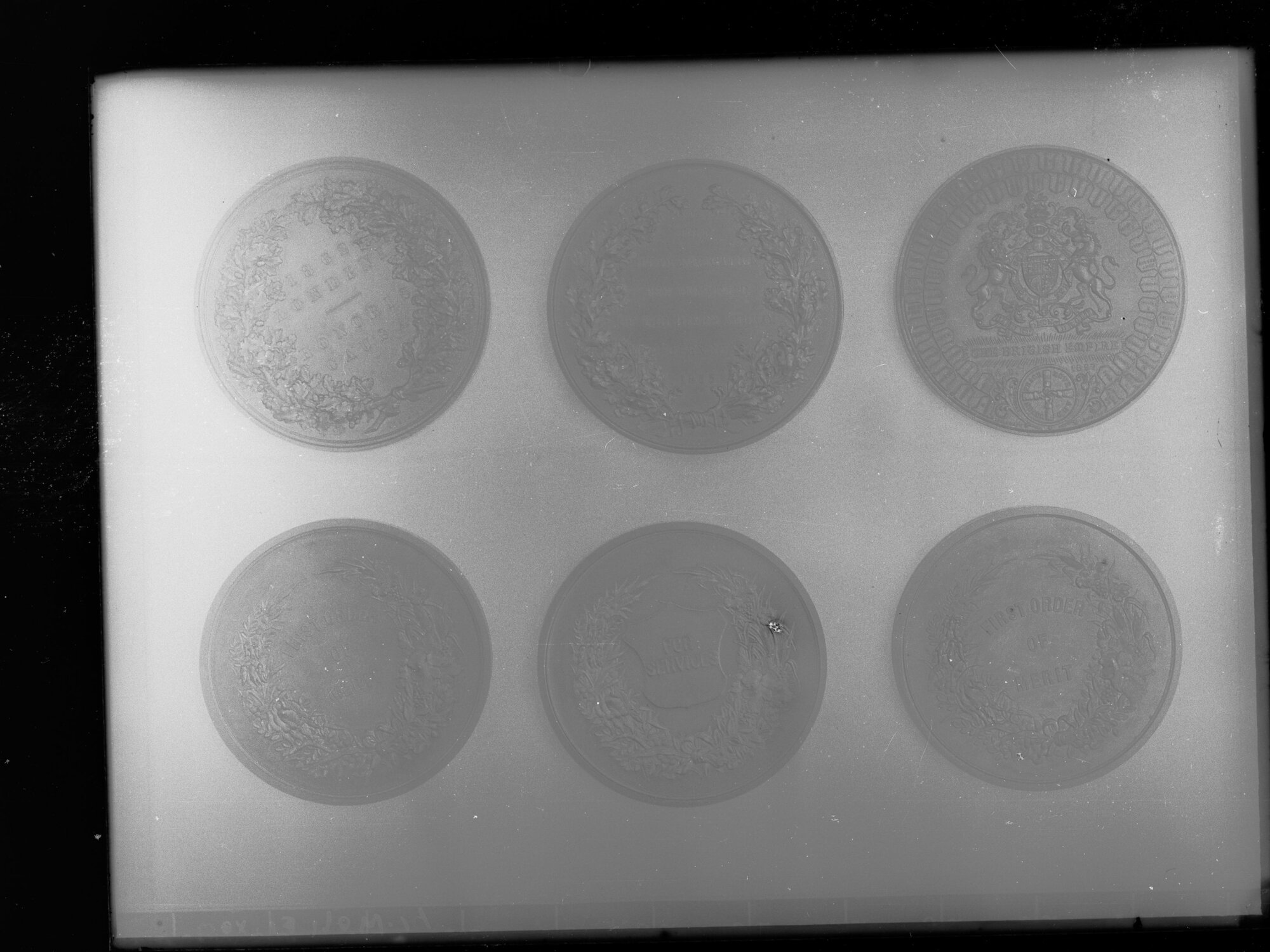 Medallions - six different medals held in  Public Library (now State Library of South Australia)