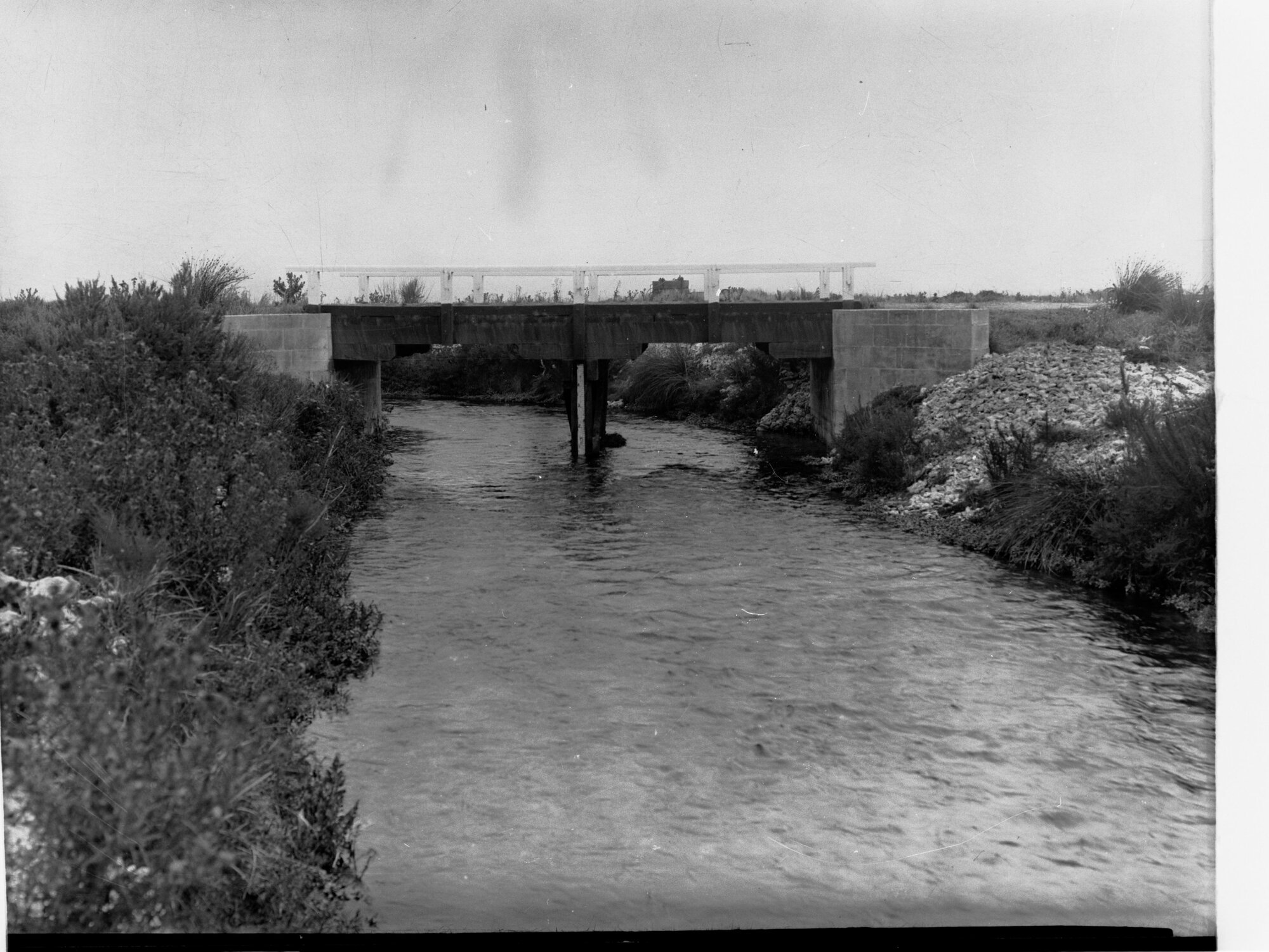 South East Drainage showing bridge