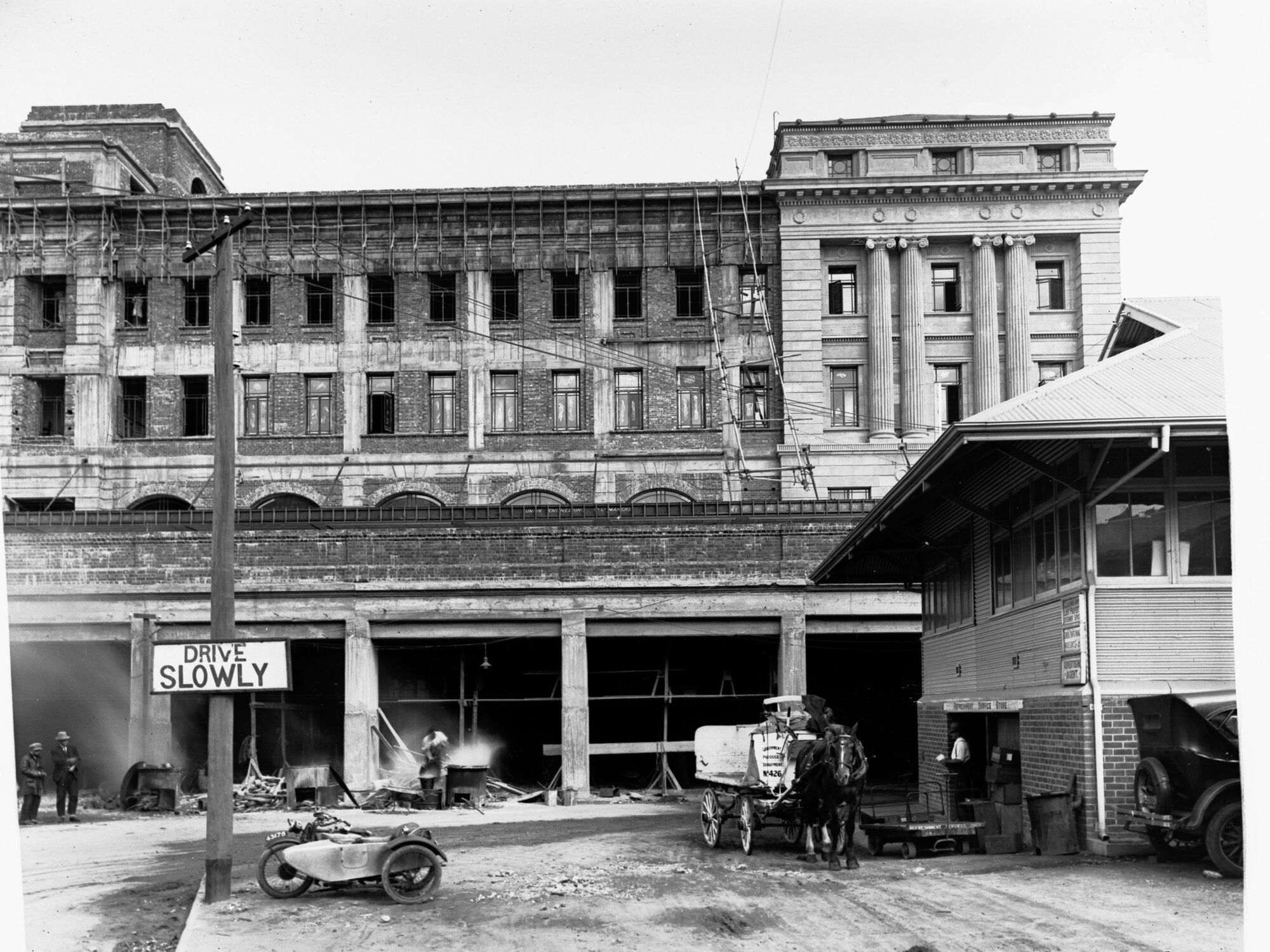 Adelaide Railway Station Under Construction