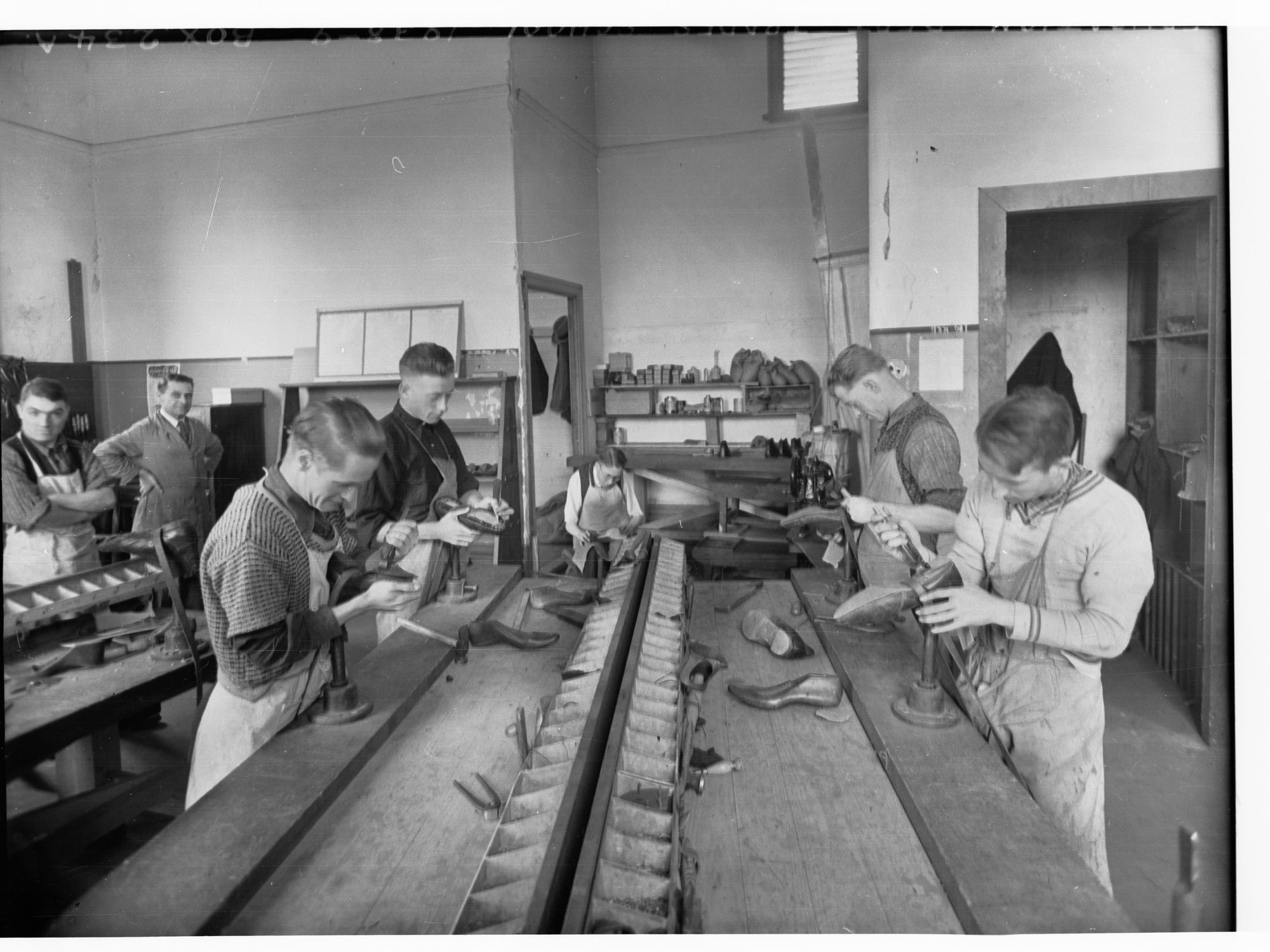 Trade School Shoe Making