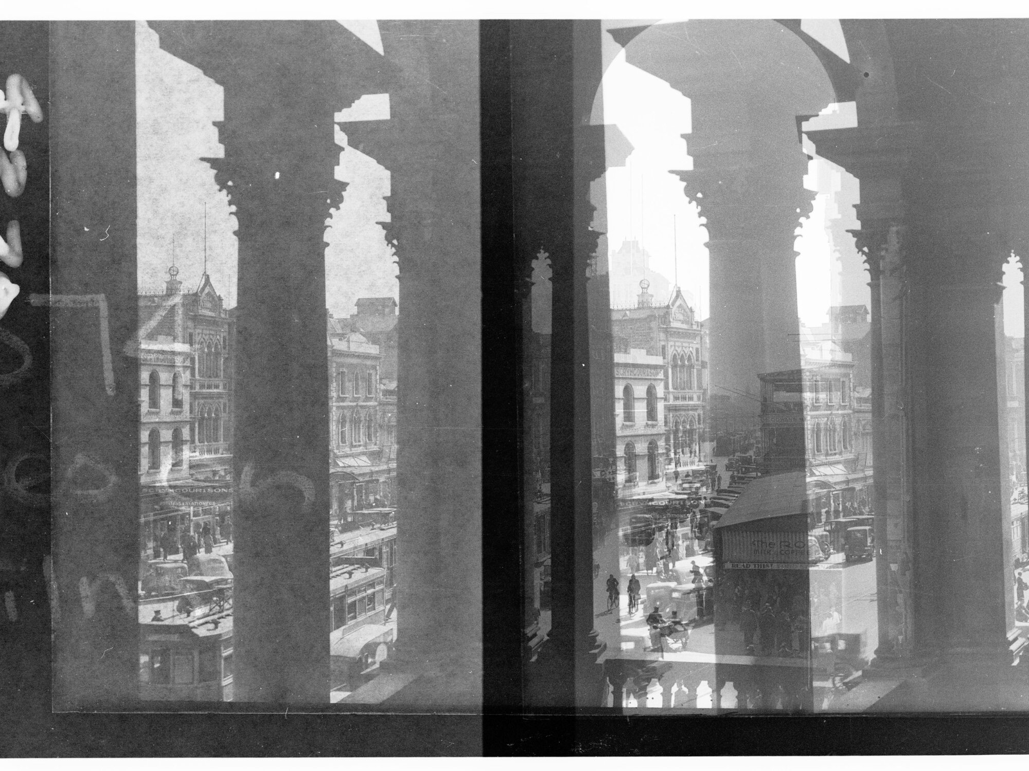 King William Street looking north - taken from the top balcony of Town Hall buidling