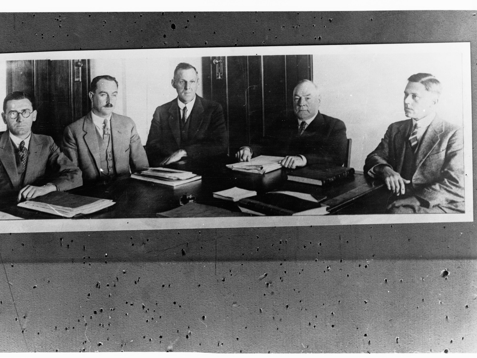 Portrait of unknown men - taken from original photograph