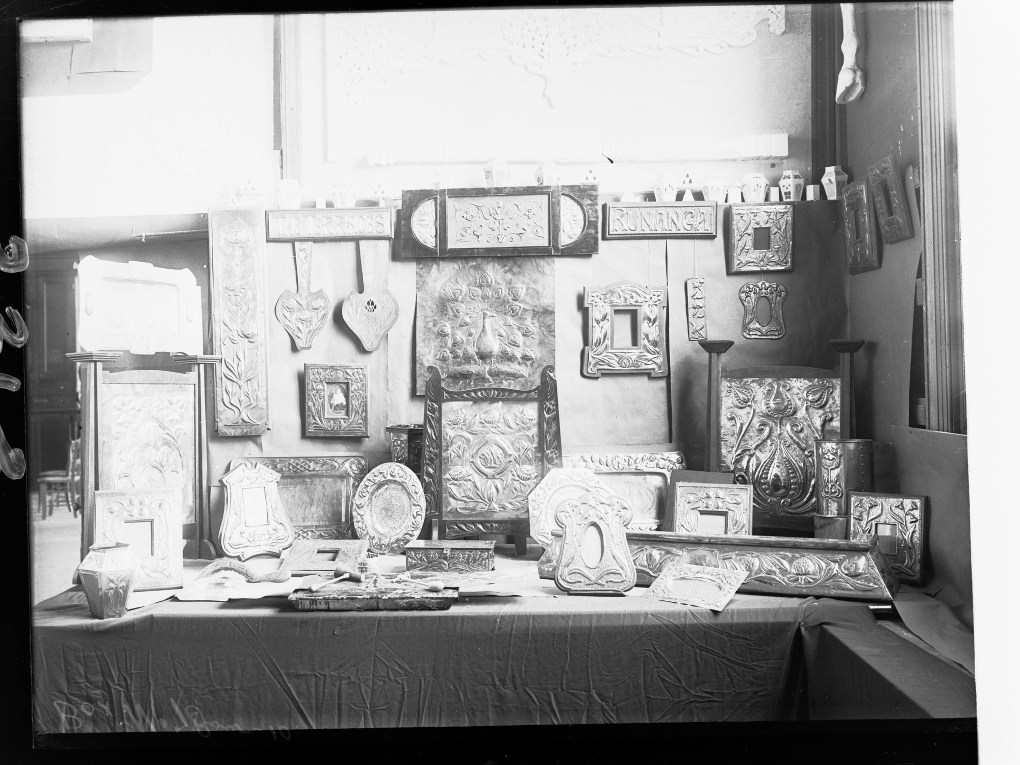 Adelaide School of Arts, Annual Exhibition 1911 - Repousse Work (beaten from sheet metal)