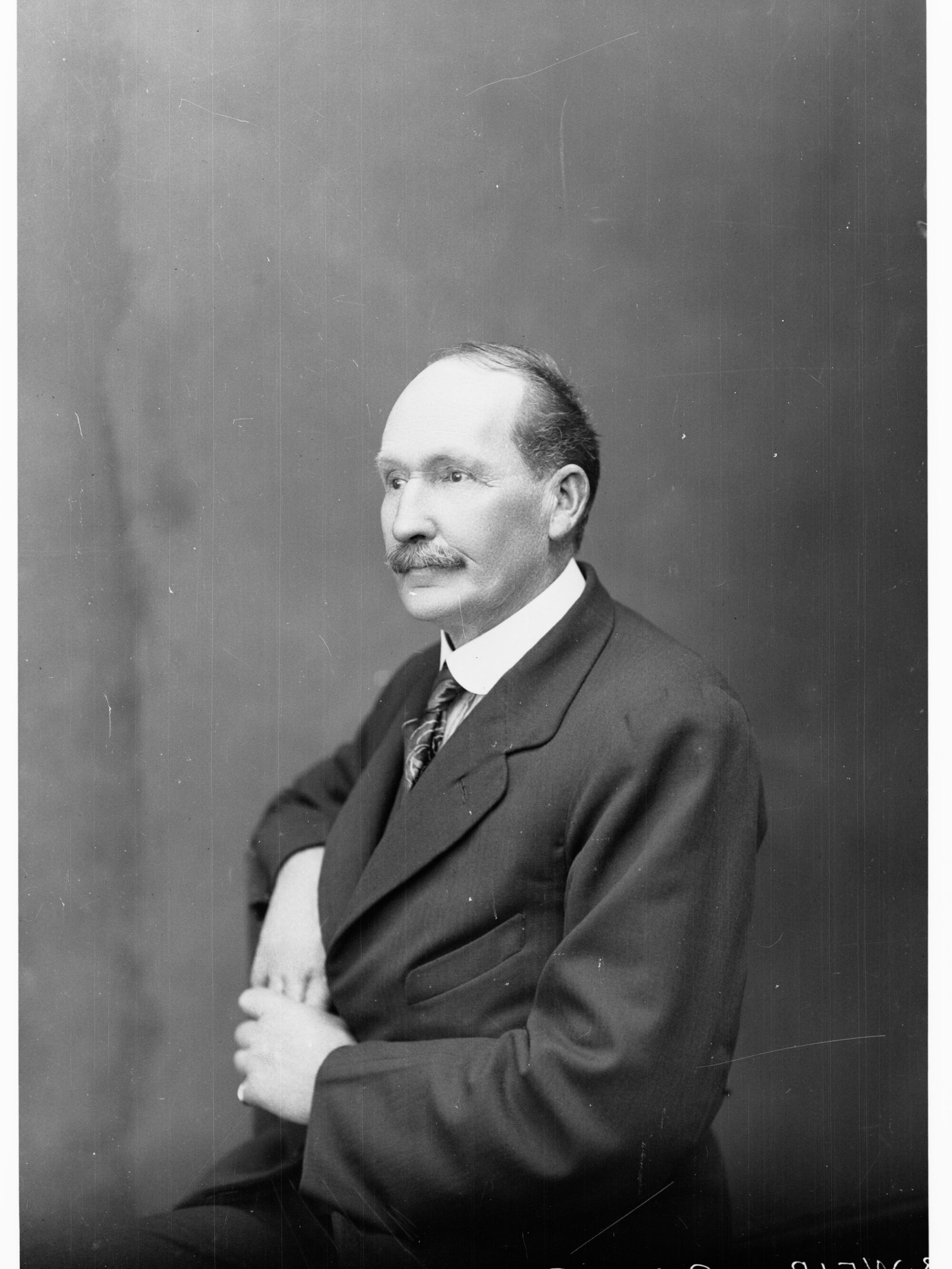 Portrait of  Mr Weir - Government Printer