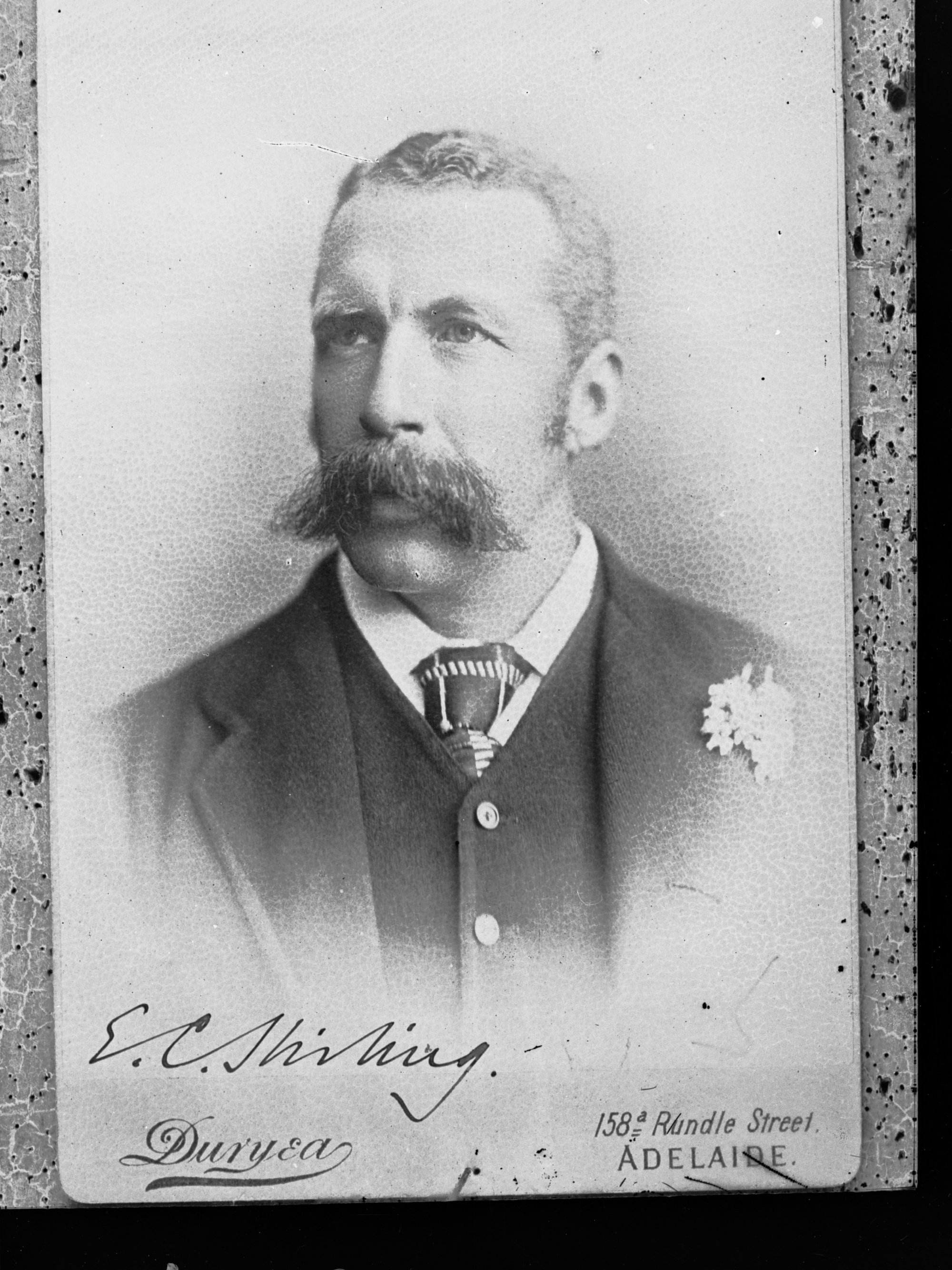Sir Edward Charles Stirling - Portrait by T Duryea, 